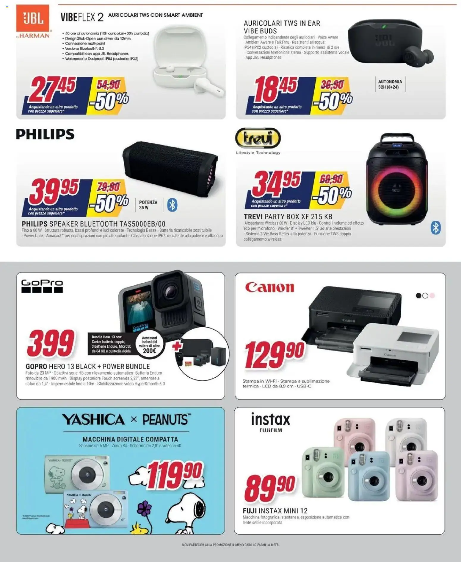 Volantino Trony del 04.03.2026 | Pagina: 20 | Prodotti: Auricolari, Microfono, Speaker, Batterie