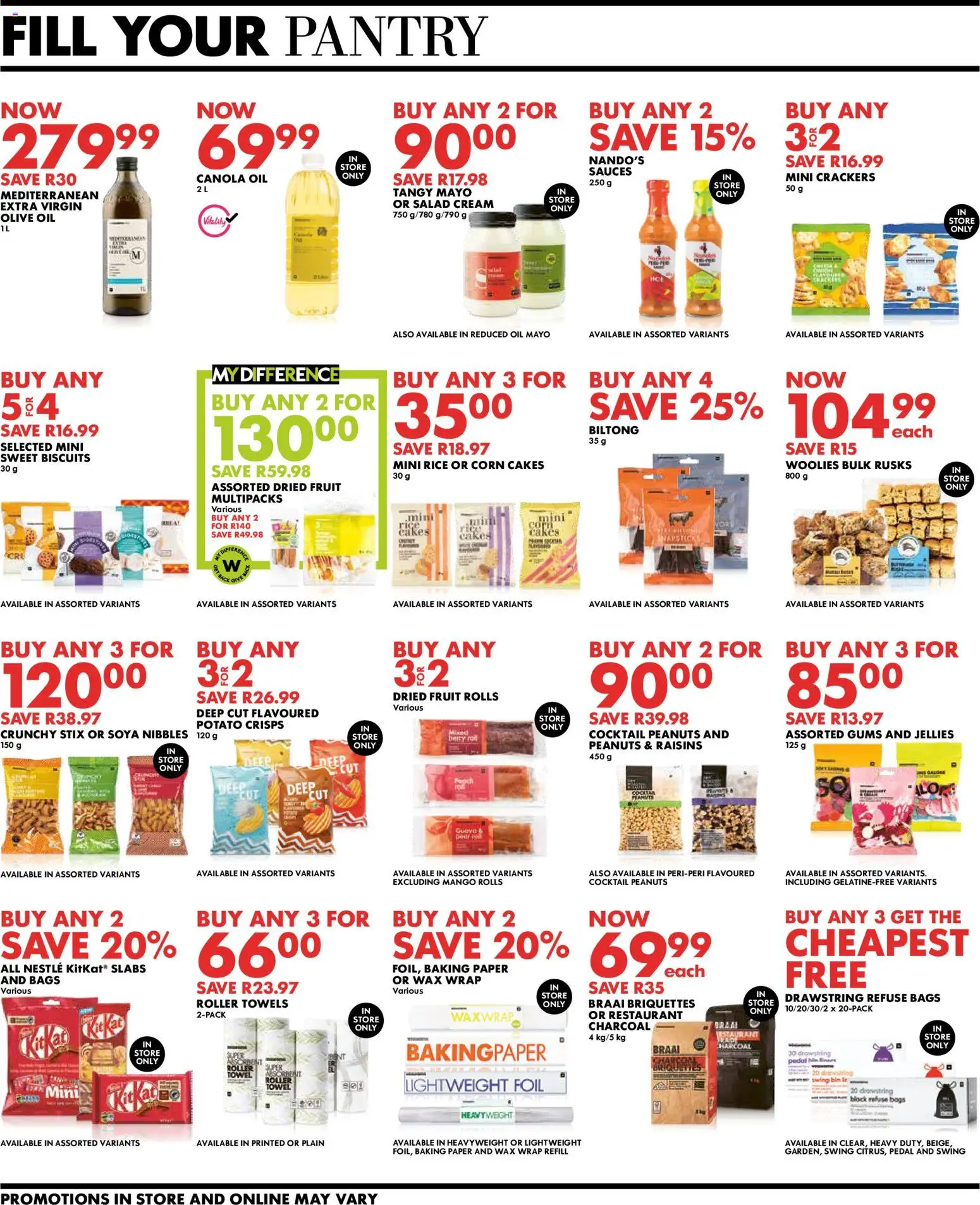 New Woolworths catalogue – valid from 20/07/2026 | Page: 10 | Products: Towel, Wax, Biscuits, Cream