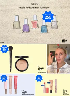 Alt Gosh Copenhagen makeup, Three tubes of lip makeup in light pink, nude, and coral shades. gyldig fra 04.06.2026 | Side: 7 | Produkter: Makeup