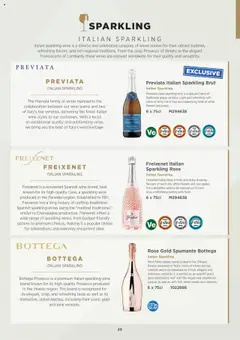 Preview of Booker Wholesale - Wine List 25/26 valid from 01.01.2026 | Page: 25 | Products: Hamburger, Prosecco, Riska sajt, Champagne