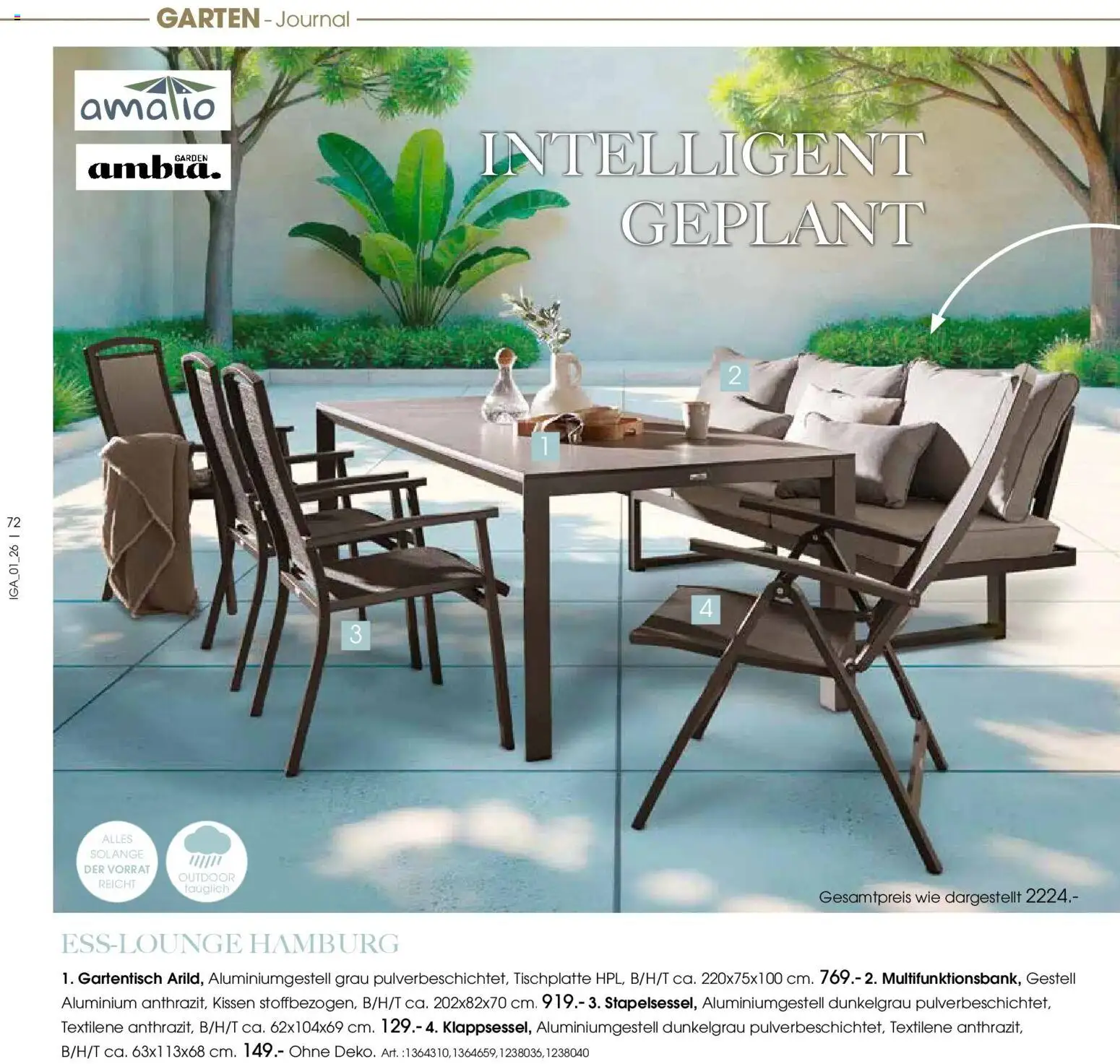 Zurbrüggen Garten Unna – gültig ab 19.03.2025 | Seite: 72 | Produkte: Kissen