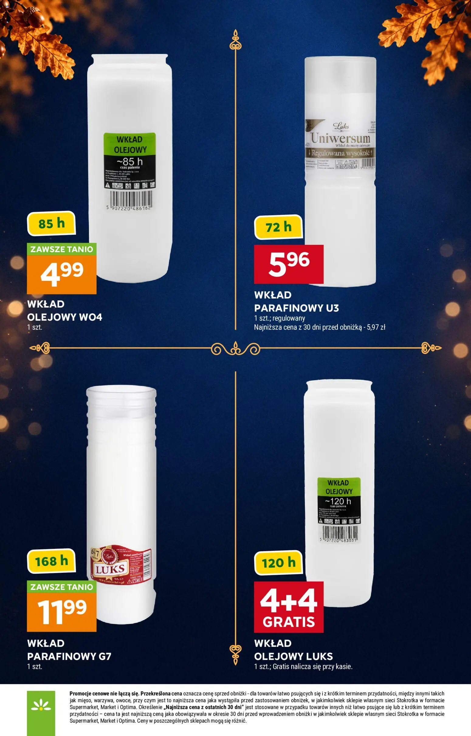 Stokrotka gazetka - Katalog Znicze II od 15.10.2026 | Strona: 11 | Produkty: Stokrotka