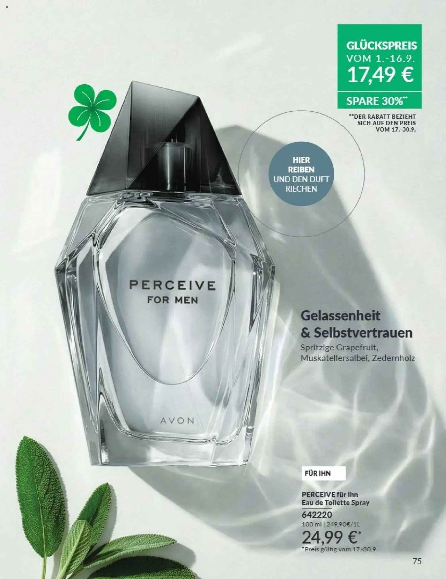 AVON Katalog September 2026 – gültig ab 01.09.2026 | Seite: 71 | Produkte: Toilette, Duft, Eau de Toilette