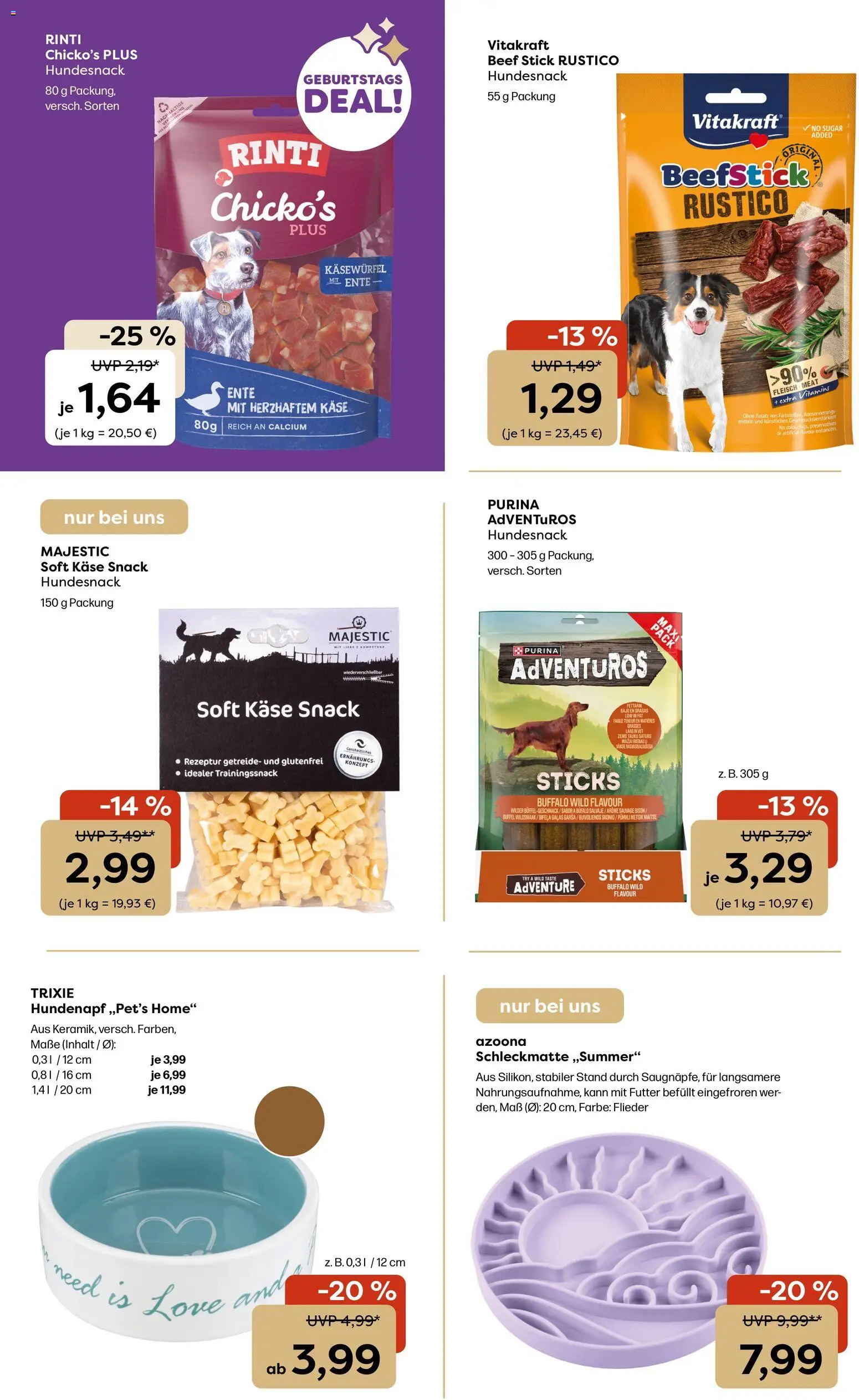 Zoo & co Prospekt – gültig ab 27.07.2026 | Seite: 4 | Produkte: Käse, Getreide, Ente