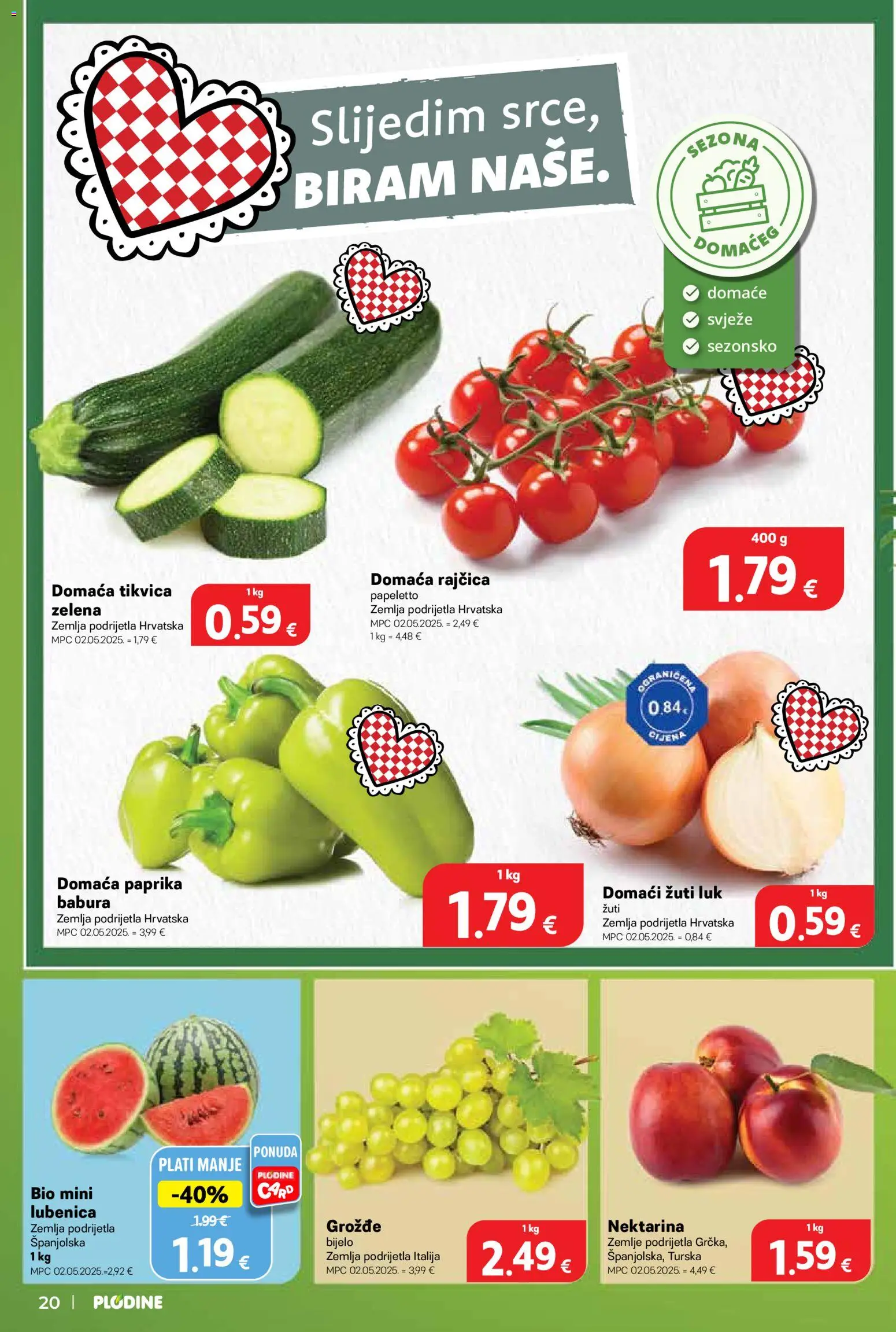 Plodine katalog | vrijedi od 01.07.2026 | Stranica: 20