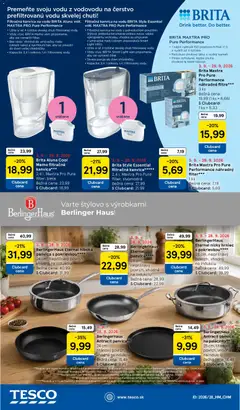 Tesco leták platný od 09.09.2026 | Strana: 46 | Produkty: Filtračná kanvica, Kanvica, Veka, Panvica