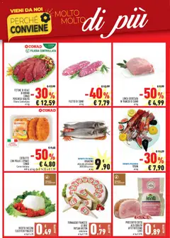 Anteprima del volantino PROSCIUTTO COTTO ALTA QUALITÀ AFFETTATISSIMO LENTI, Prosciutto cotto alta qualità affettatissimo Lenti valido a partire dal 18.06.2026 | Pagina: 2 | Prodotti: Bovino, Branzino, Suino, Ricotta