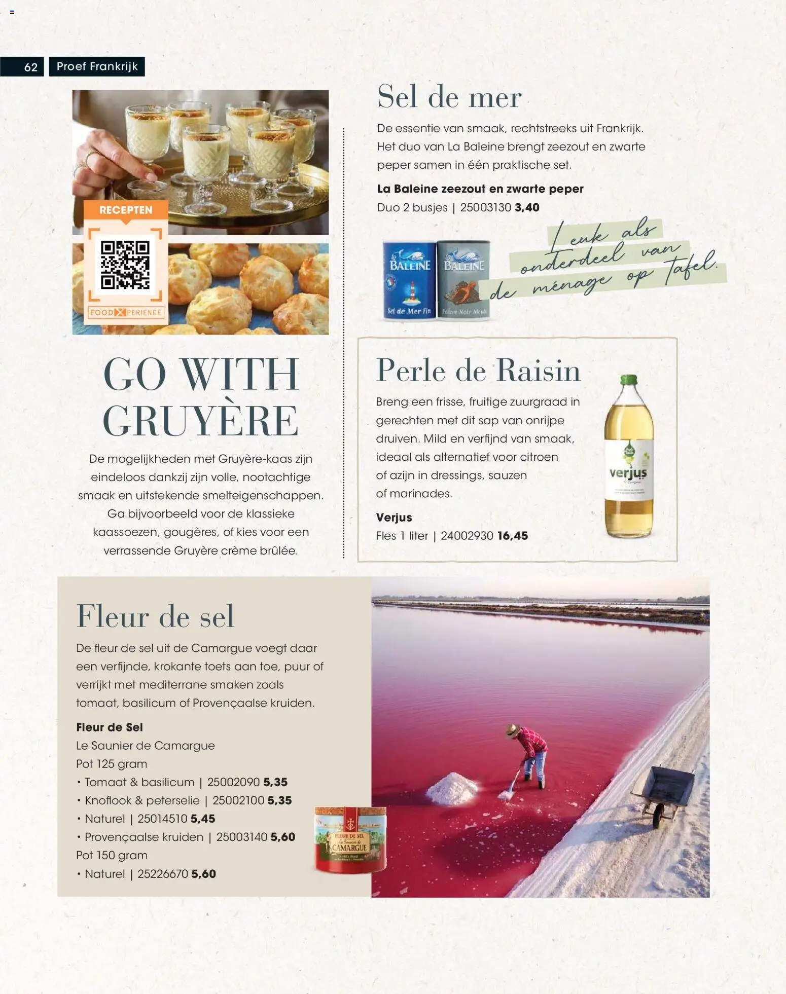{H1} | Pagina: 62 | Producten: Sap, Sauzen, Zeezout, Knoflook
