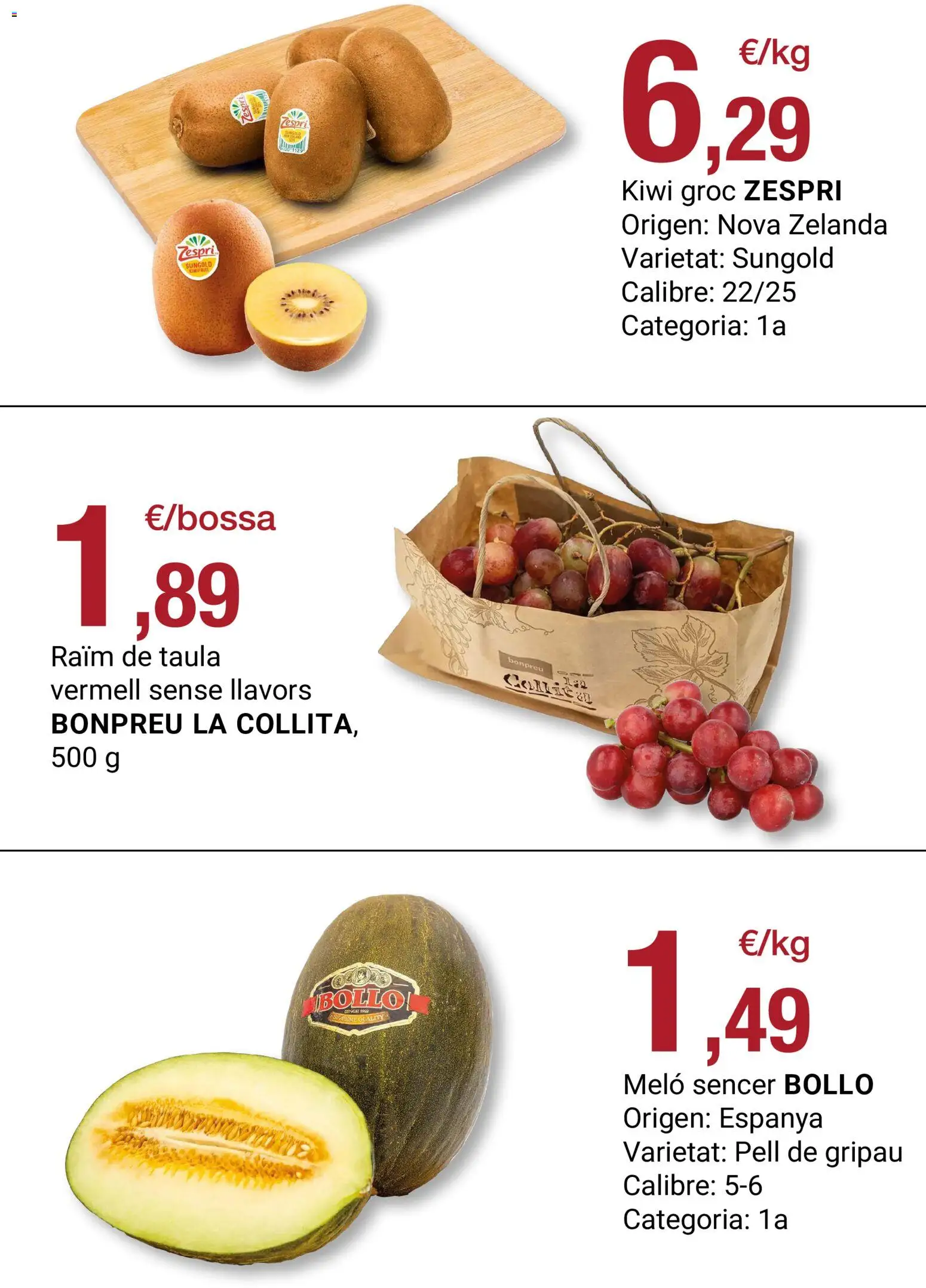 Bonpreu folleto │ válido desde el 25/08/2026 | Página: 88 | Productos: Kiwi