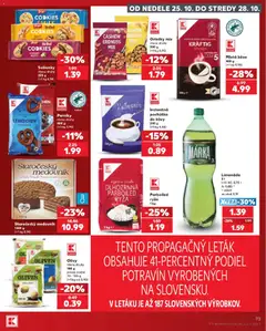Kaufland leták platný od 22.10.2026 | Strana: 73