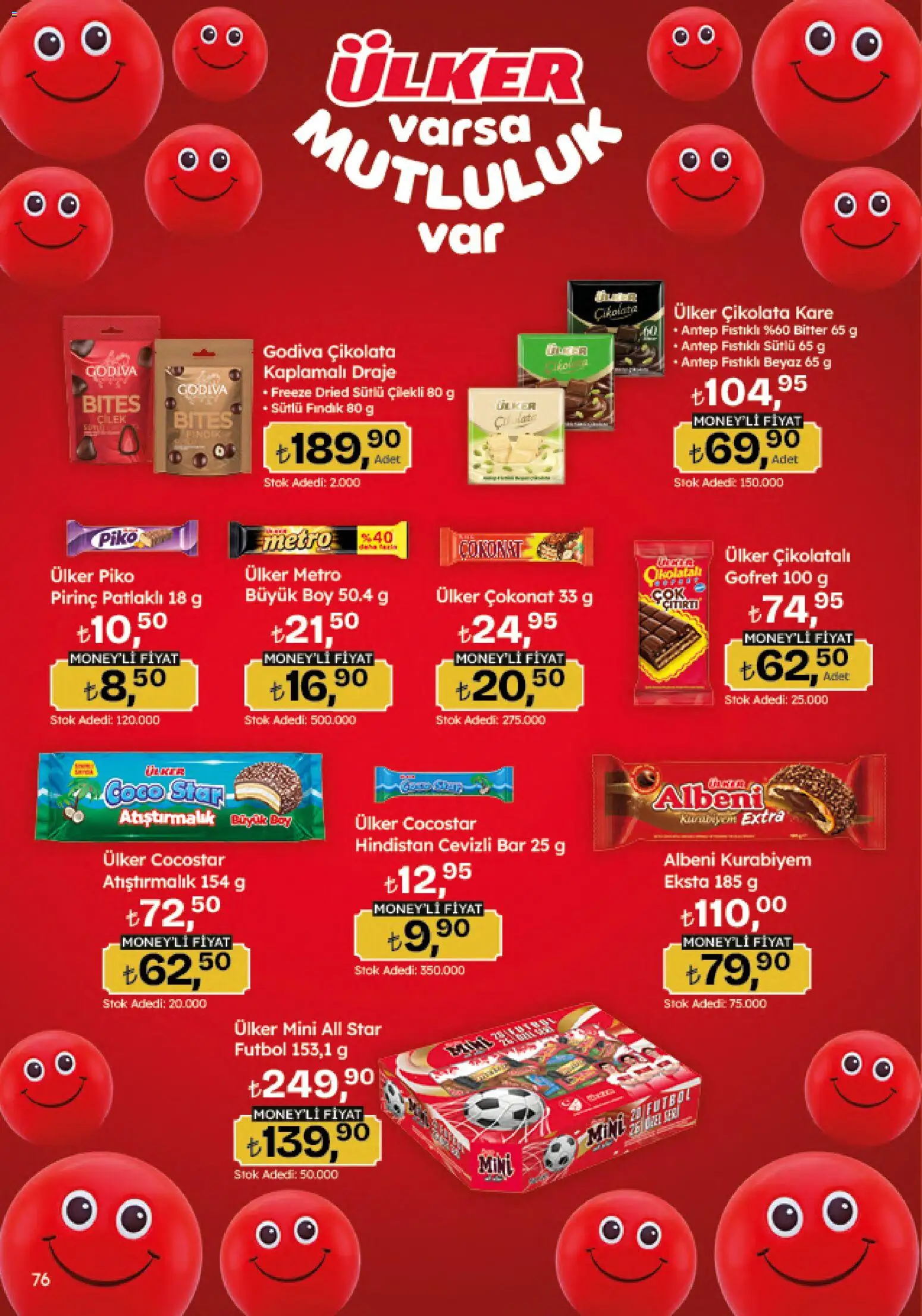 Migros Katalog - 5M Migroskop Dijital - 09 Temmuz 2026 tarihinden itibaren geçerlidir | Sayfa: 76 | Ürünler: Atıştırmalık, Çikolata, Pirinç, Çilek