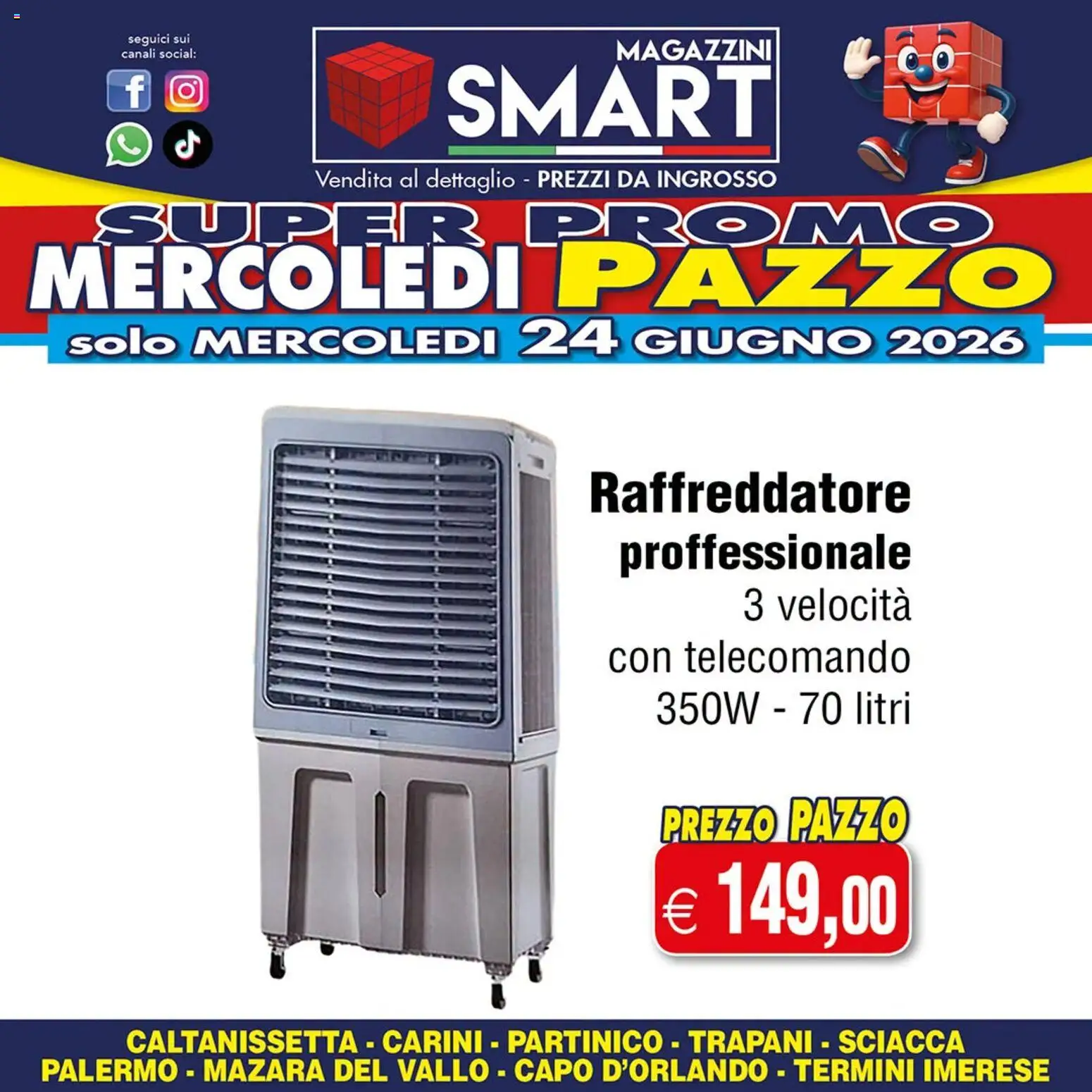 Volantino Magazzini Smart del 24/06/2026 | Pagina: 6 | Prodotti: Telecomando