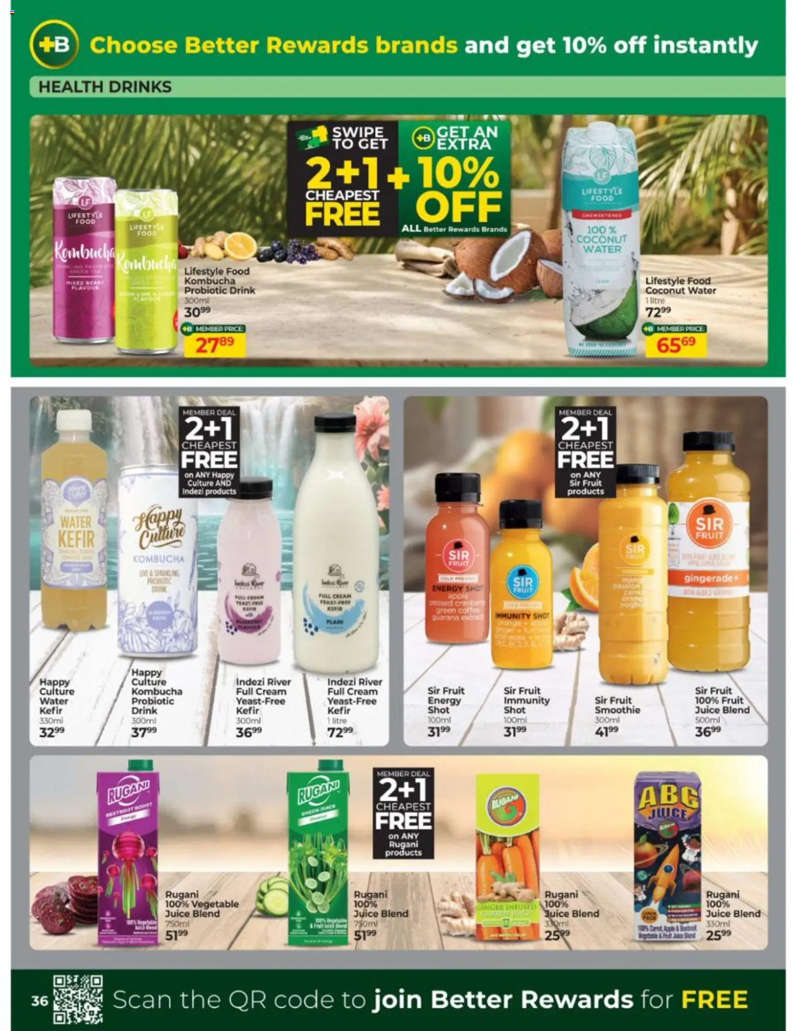 New Dis-Chem catalogue – valid from 15/09/2026 | Page: 36 | Products: Coffee, Kefir, Cream, Fruit