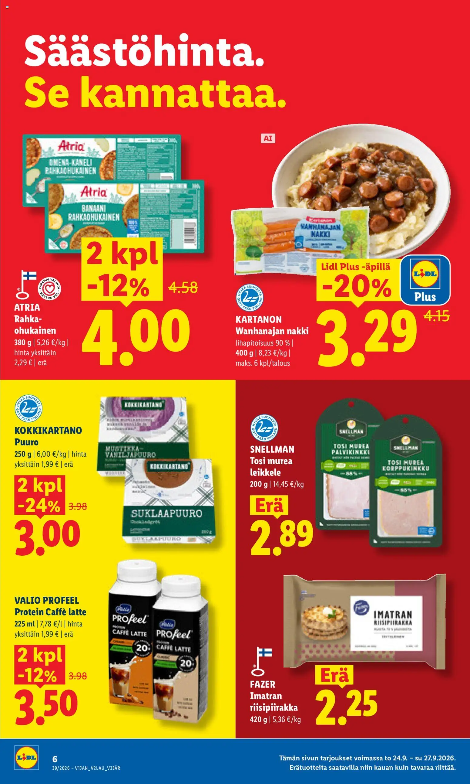 Lidl tarjoukset – voimassa 24/09/2026 alkaen | Sivu: 6
