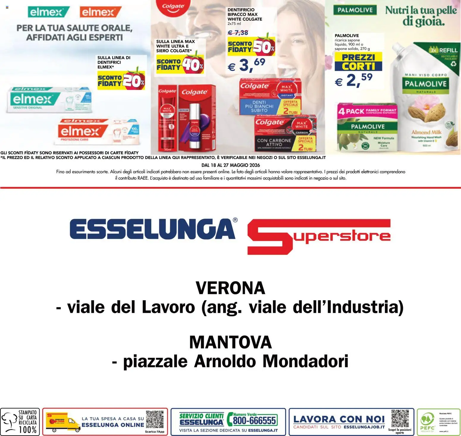 Volantino Esselunga S del 18.05.2026 | Pagina: 20 | Prodotti: Sapone, Dentifricio