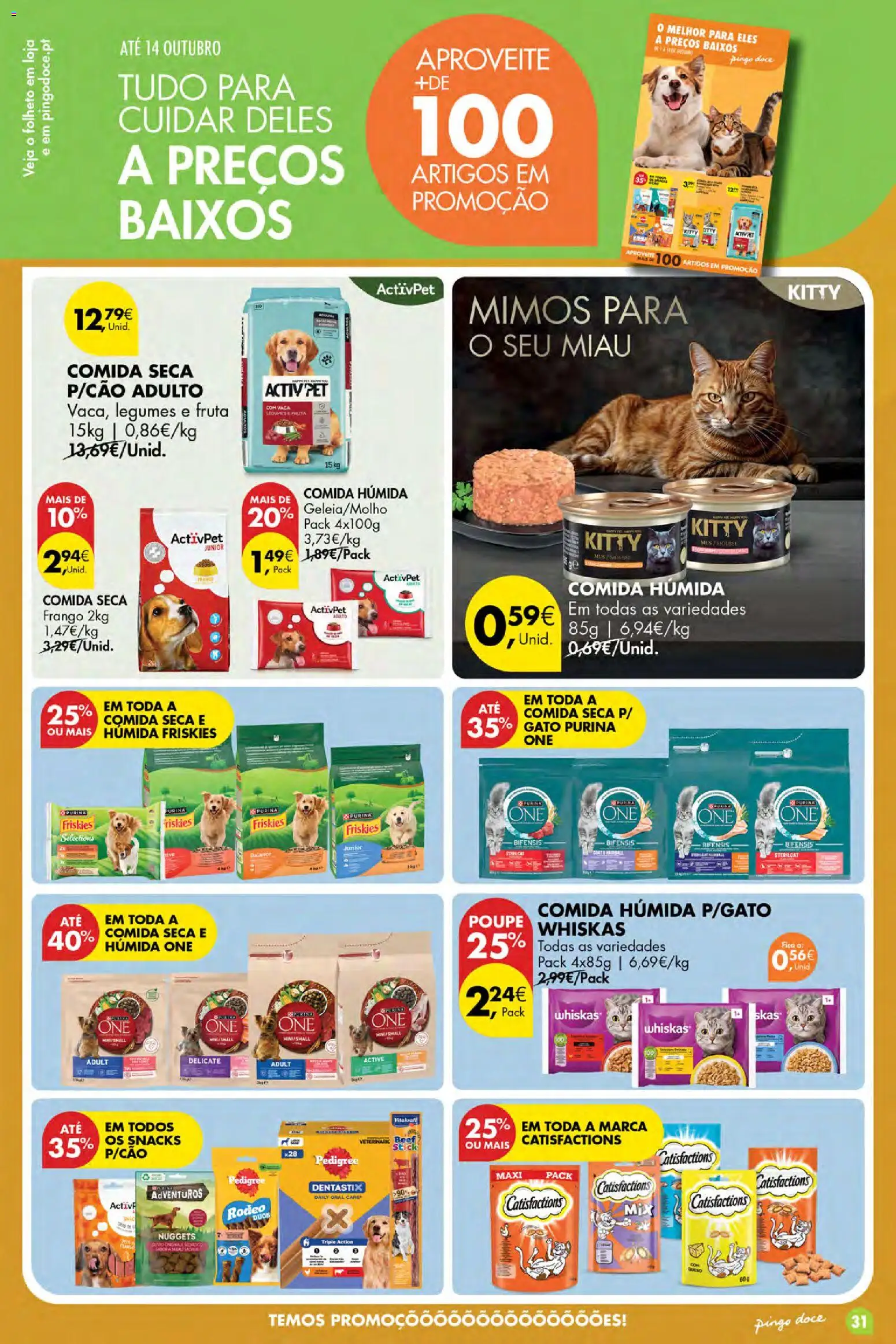 Pingo Doce folheto Poupe Esta Semana Açores │ válido de 01/10/2026 | Página: 31 | Produtos: Frango, Legumes, Snacks, Nuggets