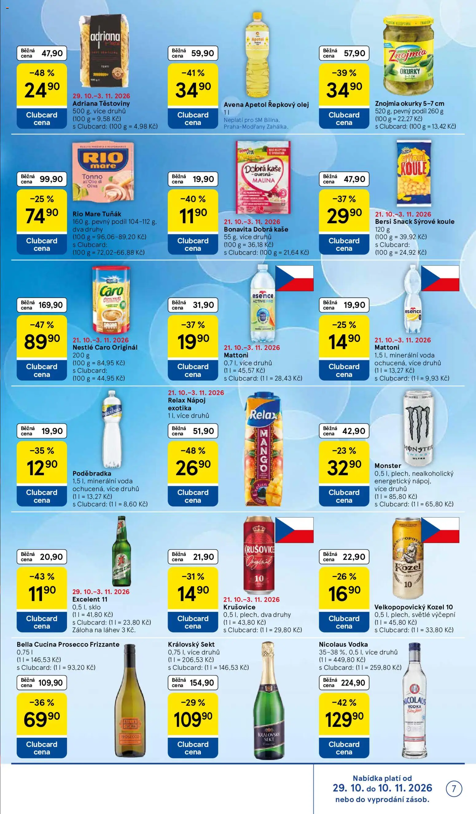 Tesco leták - Supermarket od 29.10.2026 | Strana: 7
