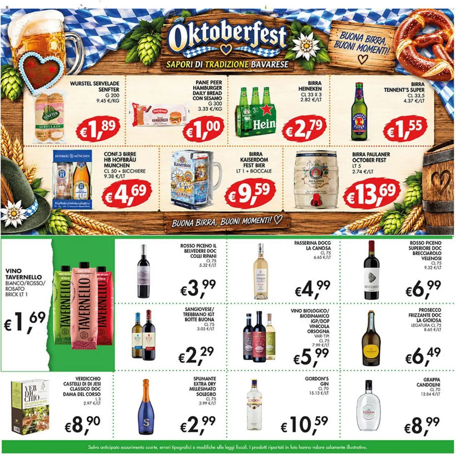 Volantino Coal del 24/09/2026 | Pagina: 17 | Prodotti: Tennent's Super, Vino, Sesamo, Grappa