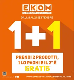 Anteprima del volantino Ekom volantino valido a partire dal 08/09/2026