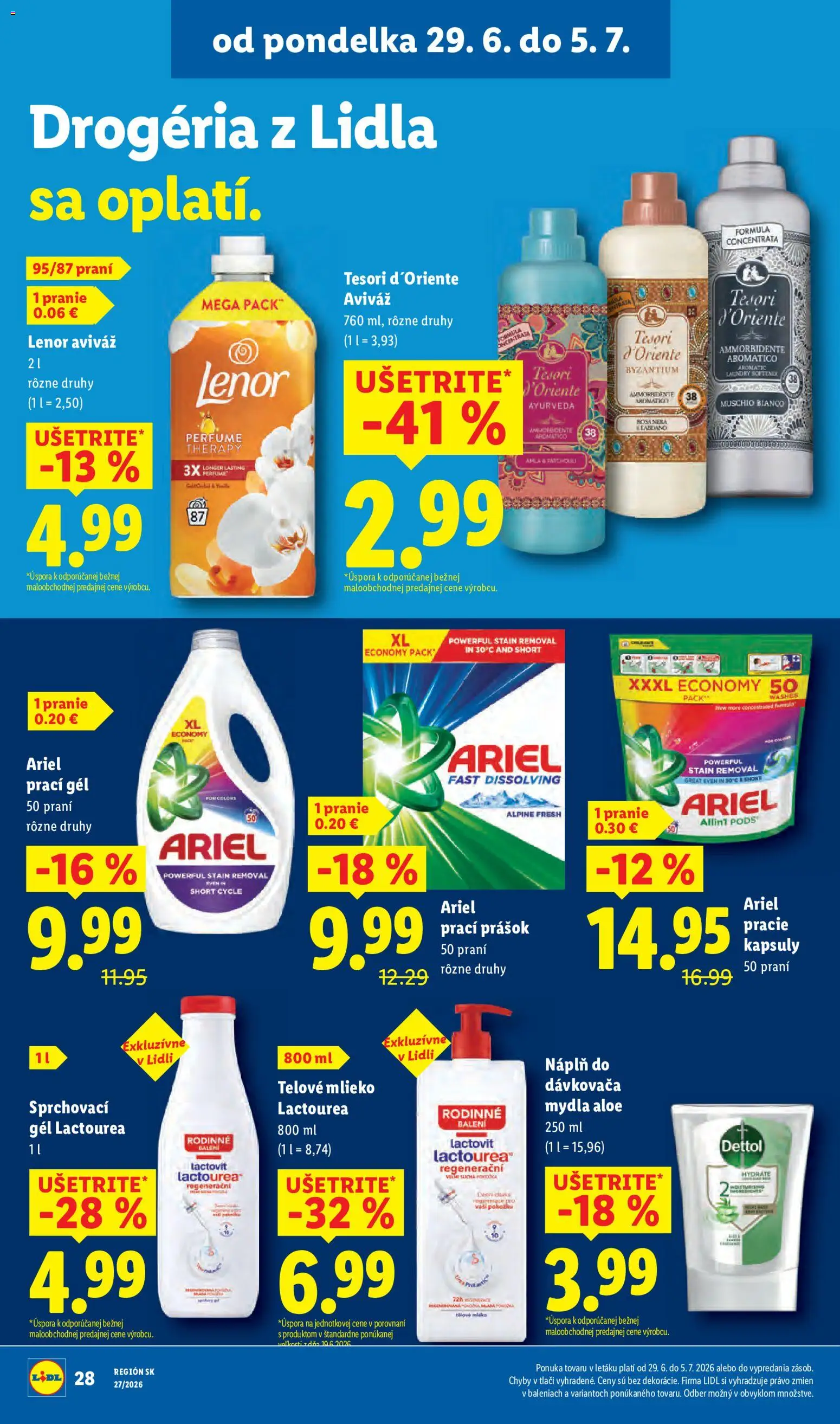 Nové Lidl akcie – leták je platný od 29.06.2026 | Strana: 42