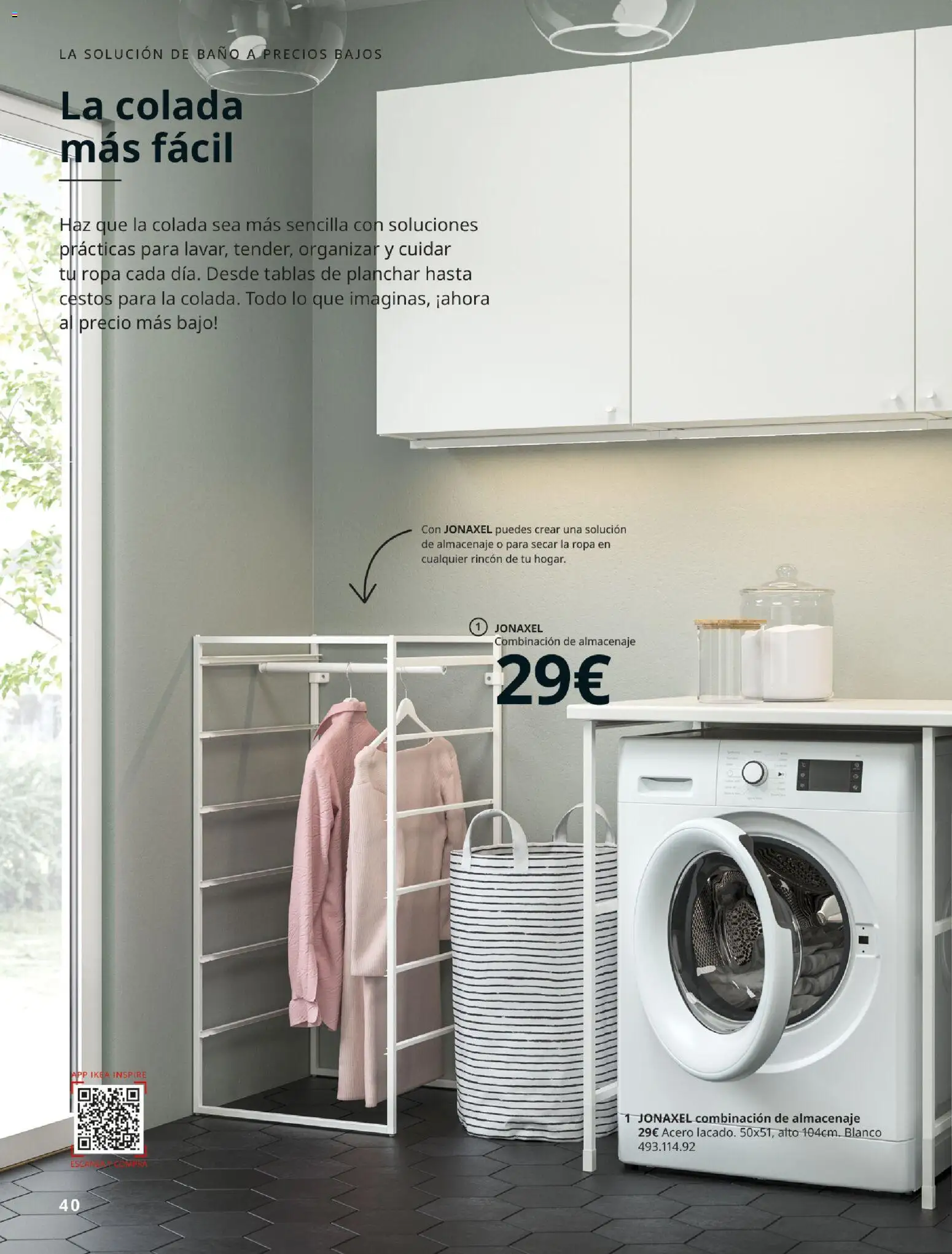 IKEA - Precios bajos │ válido desde el 01/09/2026 | Página: 40 | Productos: Ropa, Almacenaje, Baño