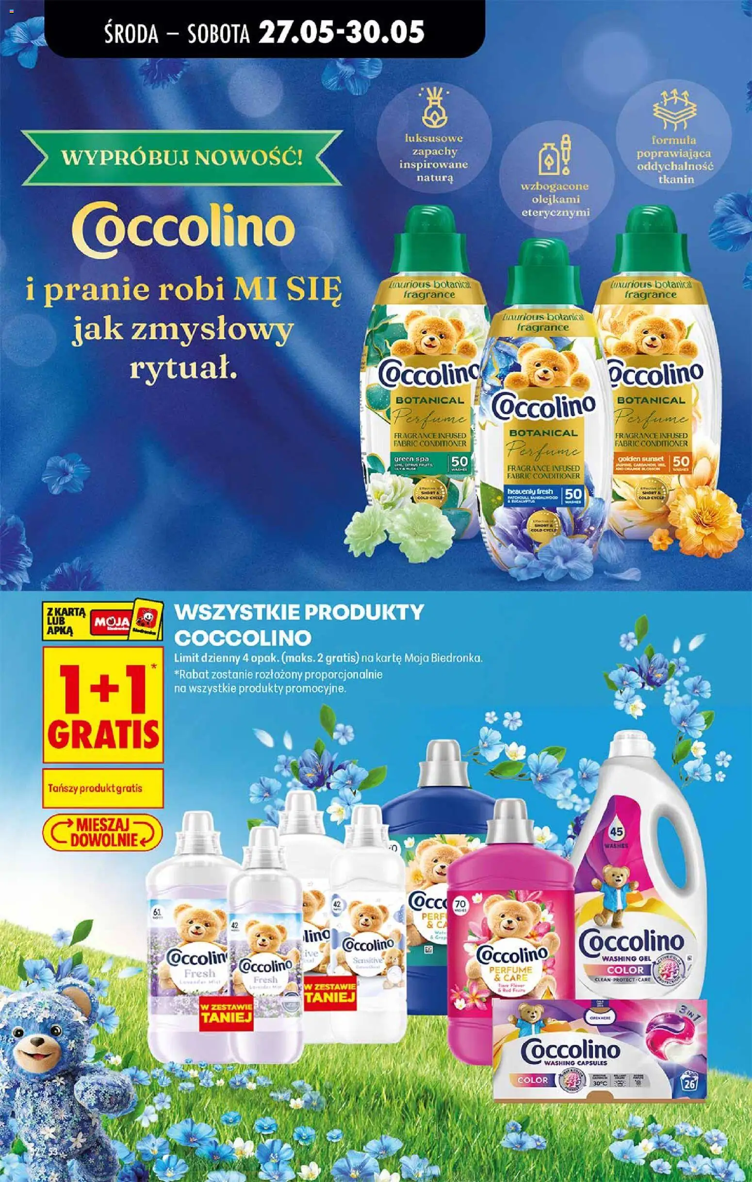 Biedronka gazetka od środy od 27.05.2026 | Strona: 52 | Produkty: Karta, Coccolino