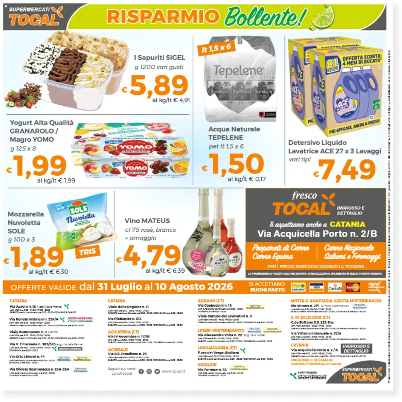 Volantino Tocal del 31/07/2026 | Pagina: 12