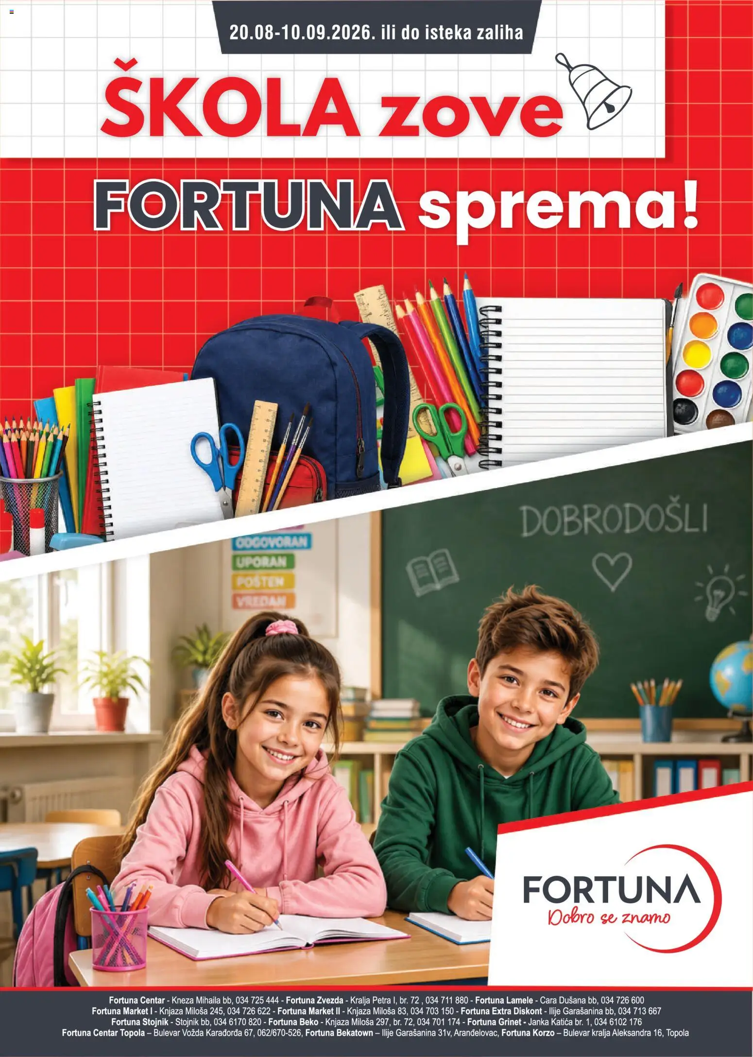 Fortuna Market katalog - važi od 20.08.2026 | Strana: 1