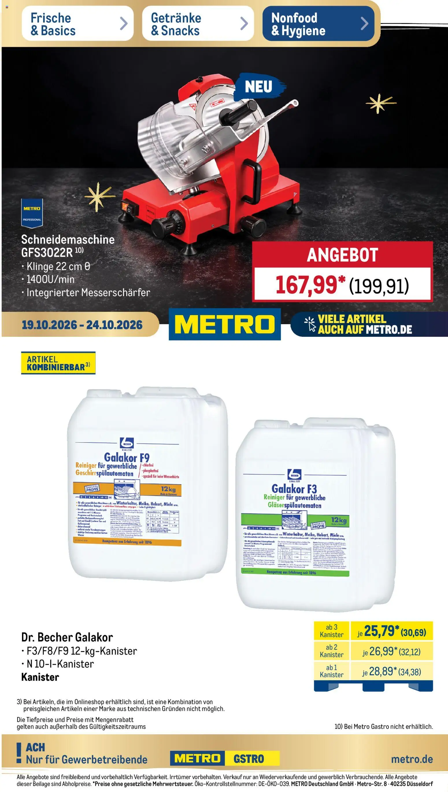 Metro Prospekt – gültig ab 19.10.2026 | Seite: 37 | Produkte: Miele, Tee
