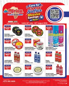 Africa Cash & Carry specials catalogue – valid from 28/07/2026