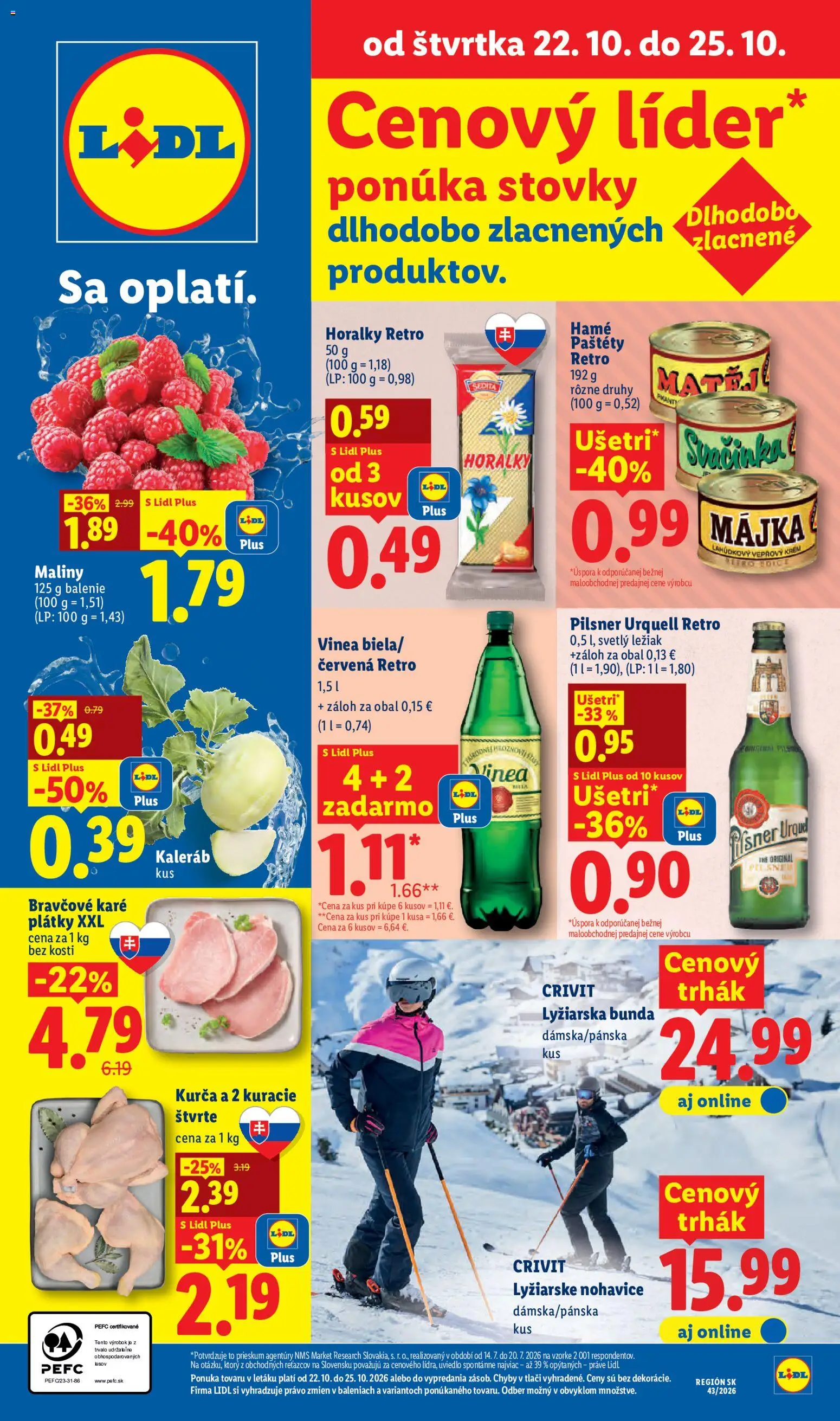 Nové Lidl akcie – leták je platný od 19.10.2026 | Strana: 72