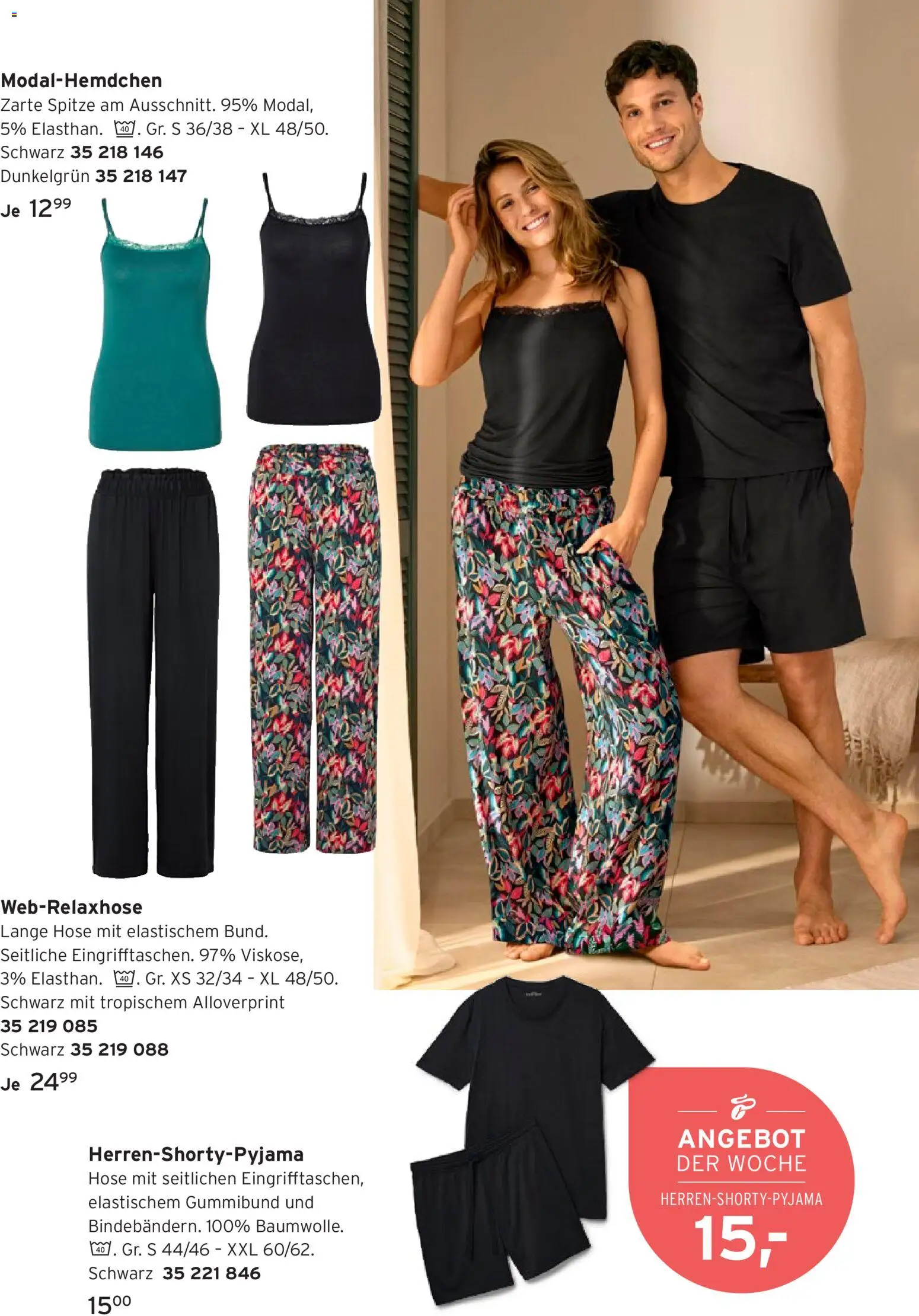 Prospekt Tchibo Tropical Dreams – gültig ab 01.07.2026 | Seite: 6 | Produkte: Creme, Hose, Kurze hose