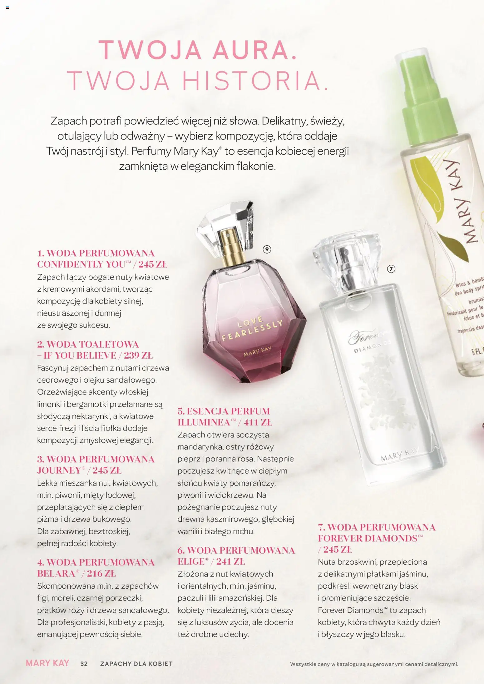 Mary Kay Katalog od 16.04.2026 | Strona: 32 | Produkty: Zapach, Kwiaty, Woda, Pieprz