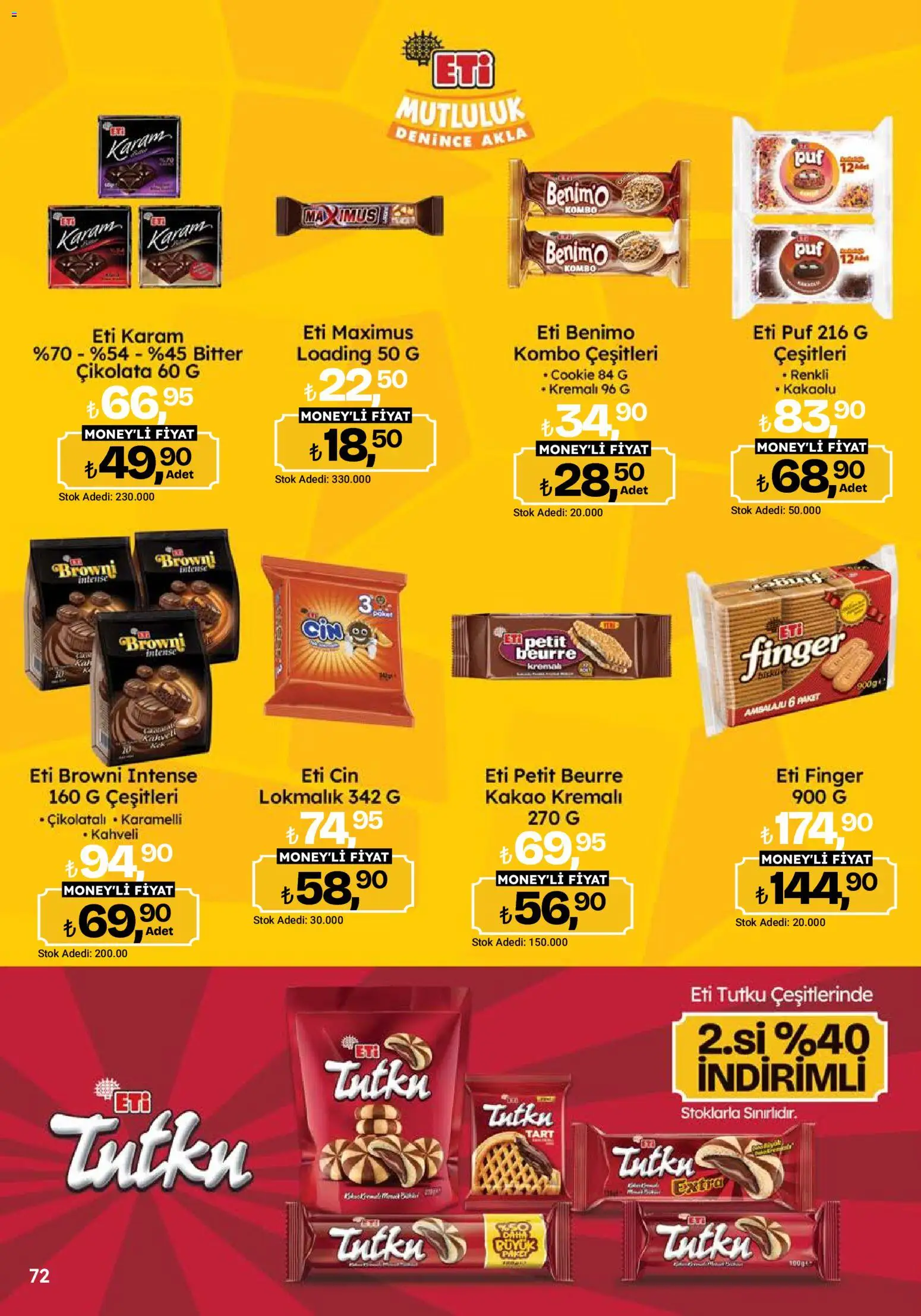 Migros Katalog - 5M Migroskop Dijital - 05 Ekim 2026 tarihinden itibaren geçerlidir | Sayfa: 72 | Ürünler: Çikolata, Cin