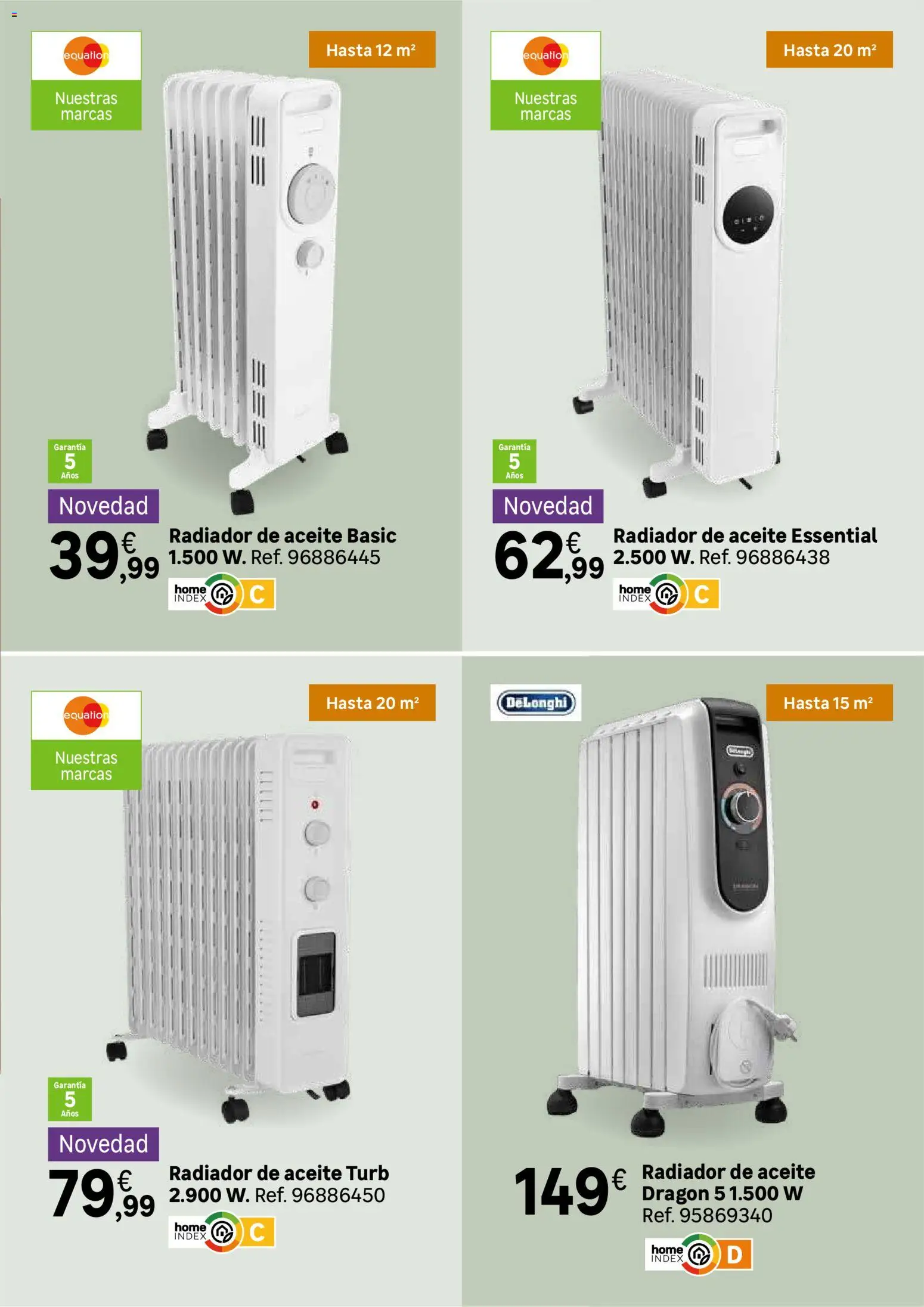 Leroy Merlin Calor en casa y mucho ahorro │ válido desde el 20/10/2026 | Página: 77 | Productos: Aceite, Radiador