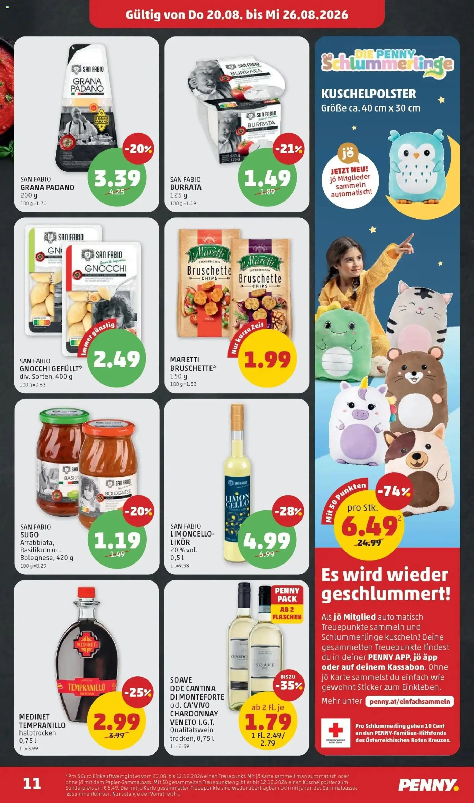 Penny Markt Die ganze Woche sparen ab (20.08.2026) - Angebote, Prospekt | Seite: 11 | Produkte: Chips