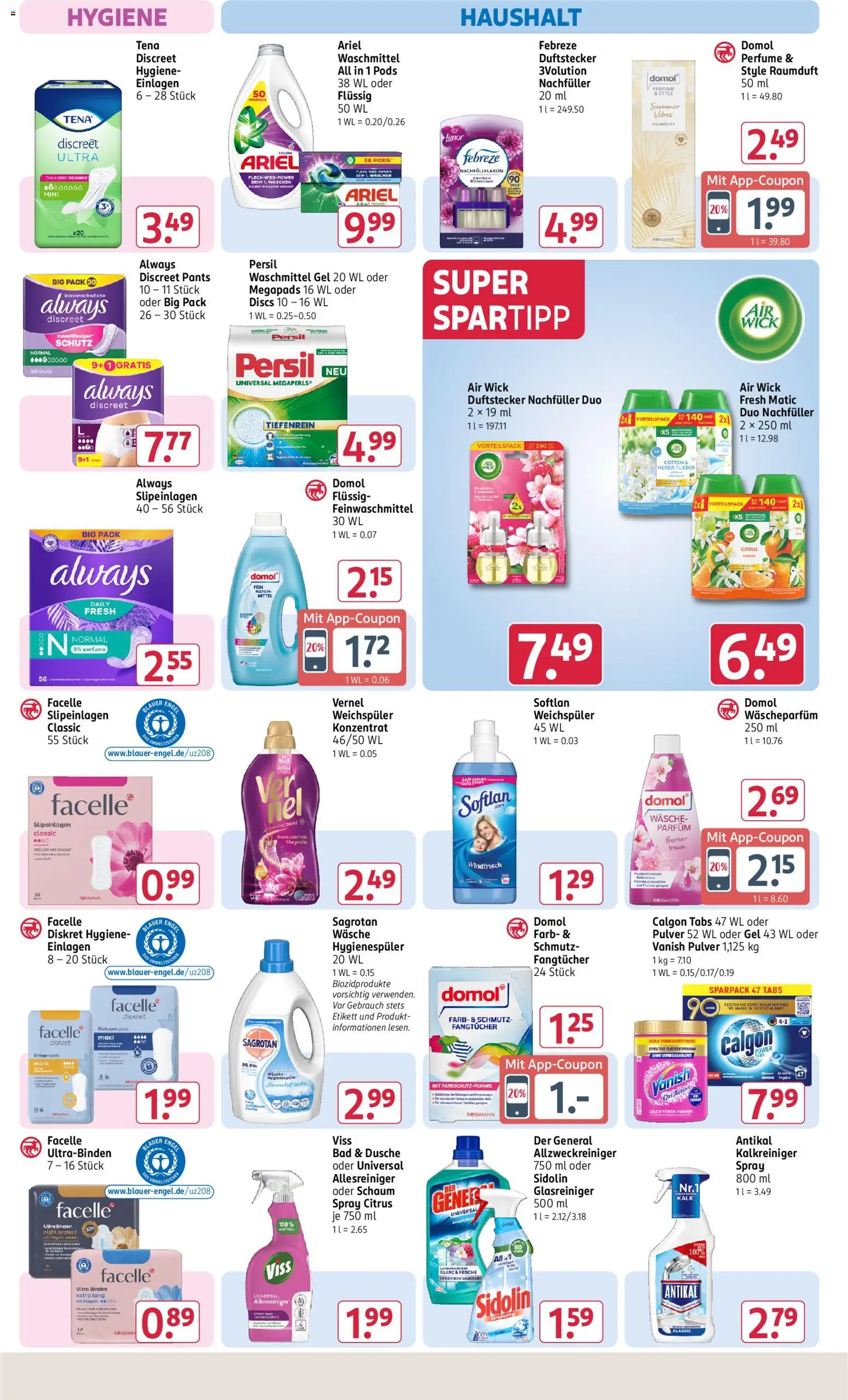 Rossmann Prospekt – gültig ab 08.06.2026 | Seite: 18 | Produkte: Lenor, Dusche, Weichspüler, Vernel