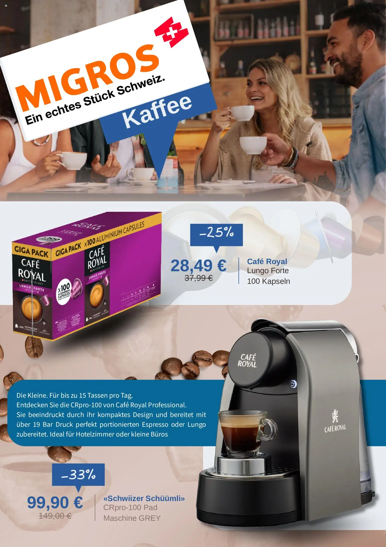 Migros Prospekt – gültig ab 08.09.2026 | Seite: 2 | Produkte: Kaffee