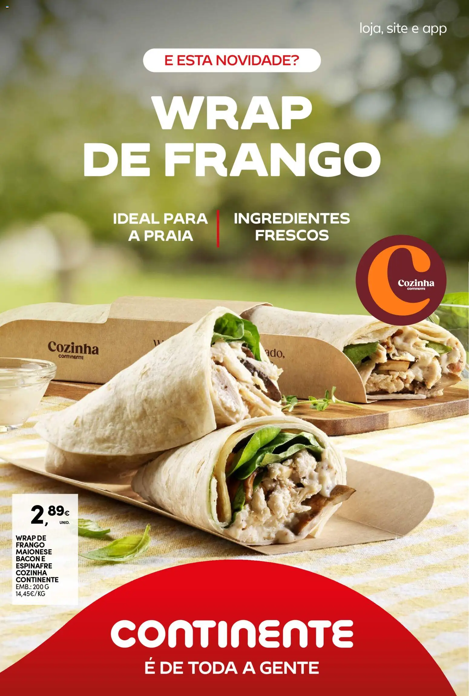 Continente Semanal Continente Bom Dia │ válido de 14/07/2026 | Página: 10 | Produtos: Bacon, Frango, Maionese