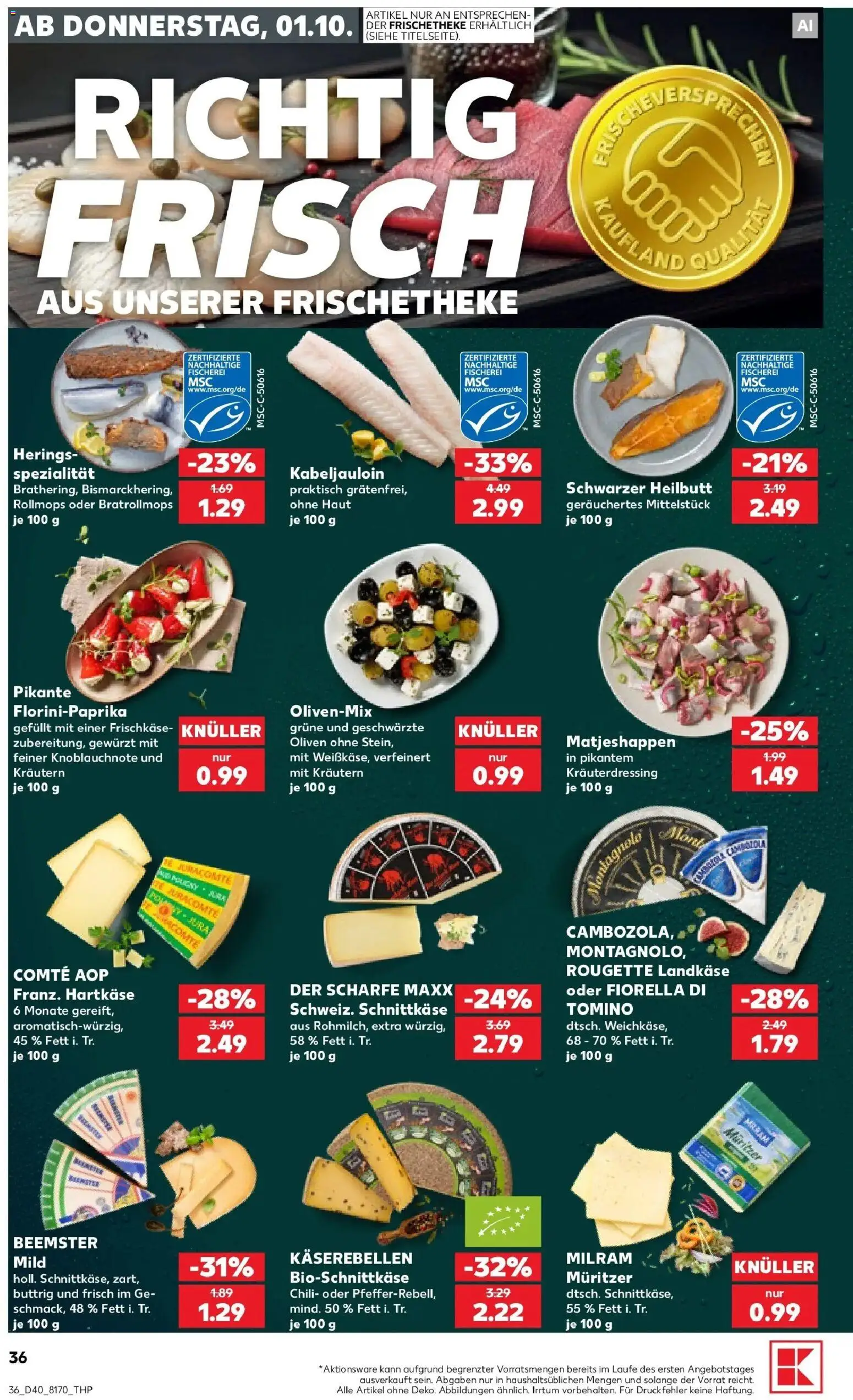 Prospekt Kaufland ab 28.09.2026 » Angebote Online zum Blättern | Seite: 46 | Produkte: Jura, Milram, Chili, Frischkase