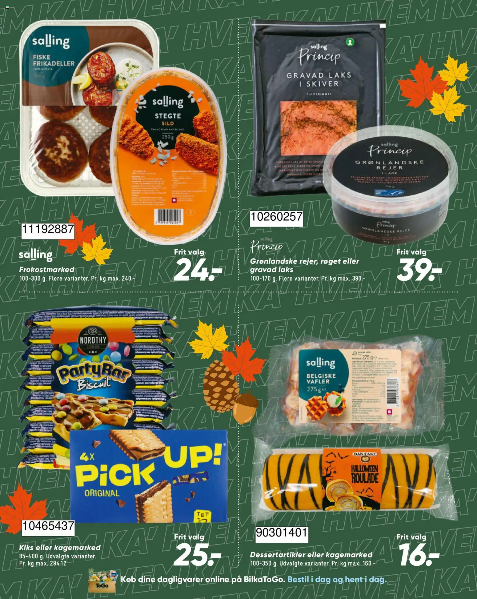 Bilka tilbudsavis – gyldig fra 02/10/2026 | Side: 33 | Produkter: Frikadeller, Vafler, Sild, Sukker