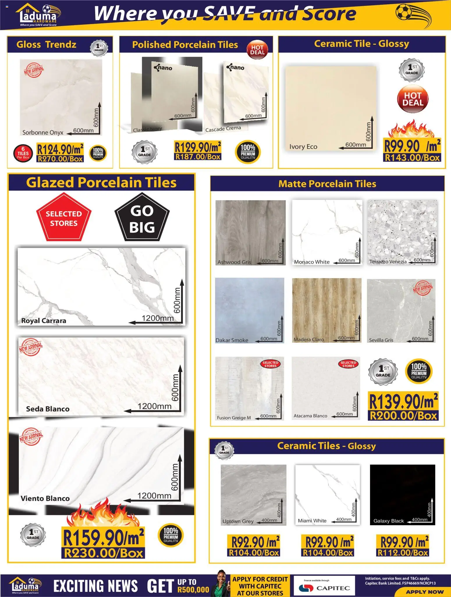 New Laduma Hardware catalogue – valid from 01.04.2026 | Page: 3 | Products: Gloss, Box