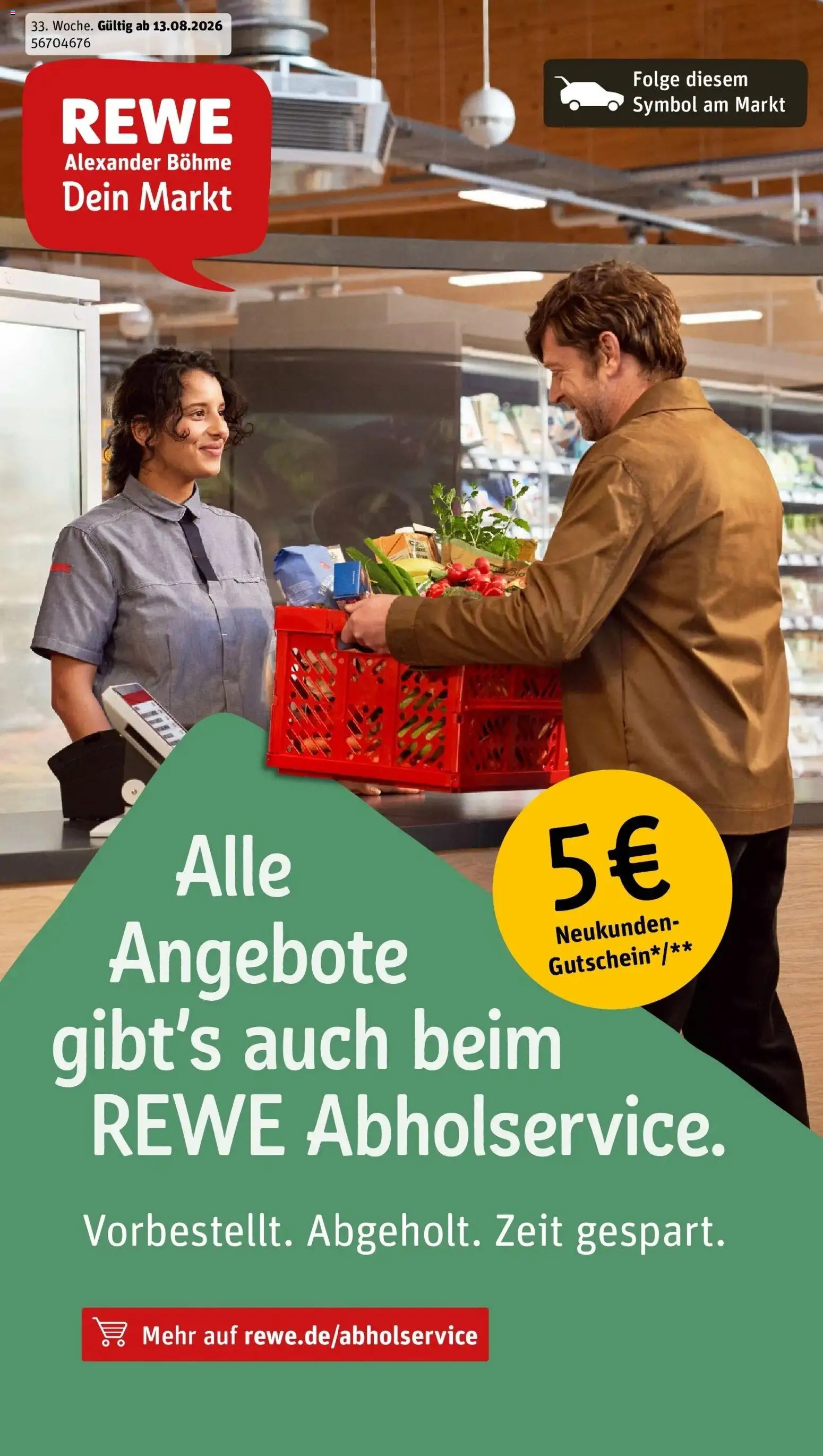 REWE Prospekt ab 10.08.2026 zum Blättern » Angebote | Seite: 1