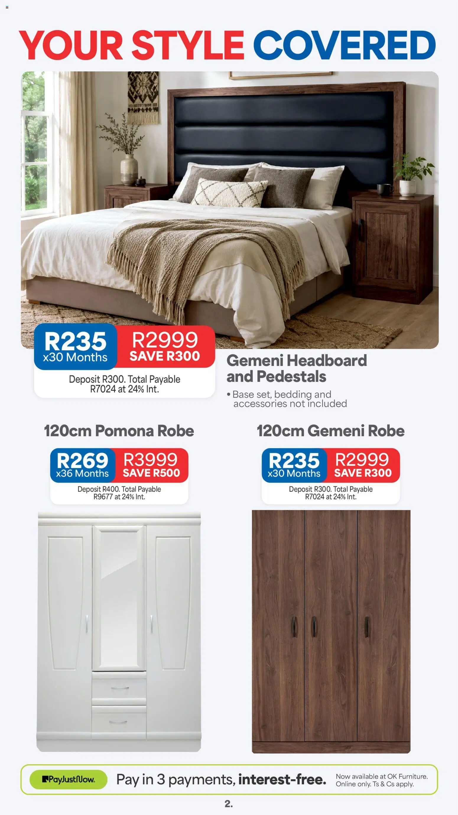 New OK Furniture catalogue – valid from 07/09/2026 | Page: 2 | Products: Headboard