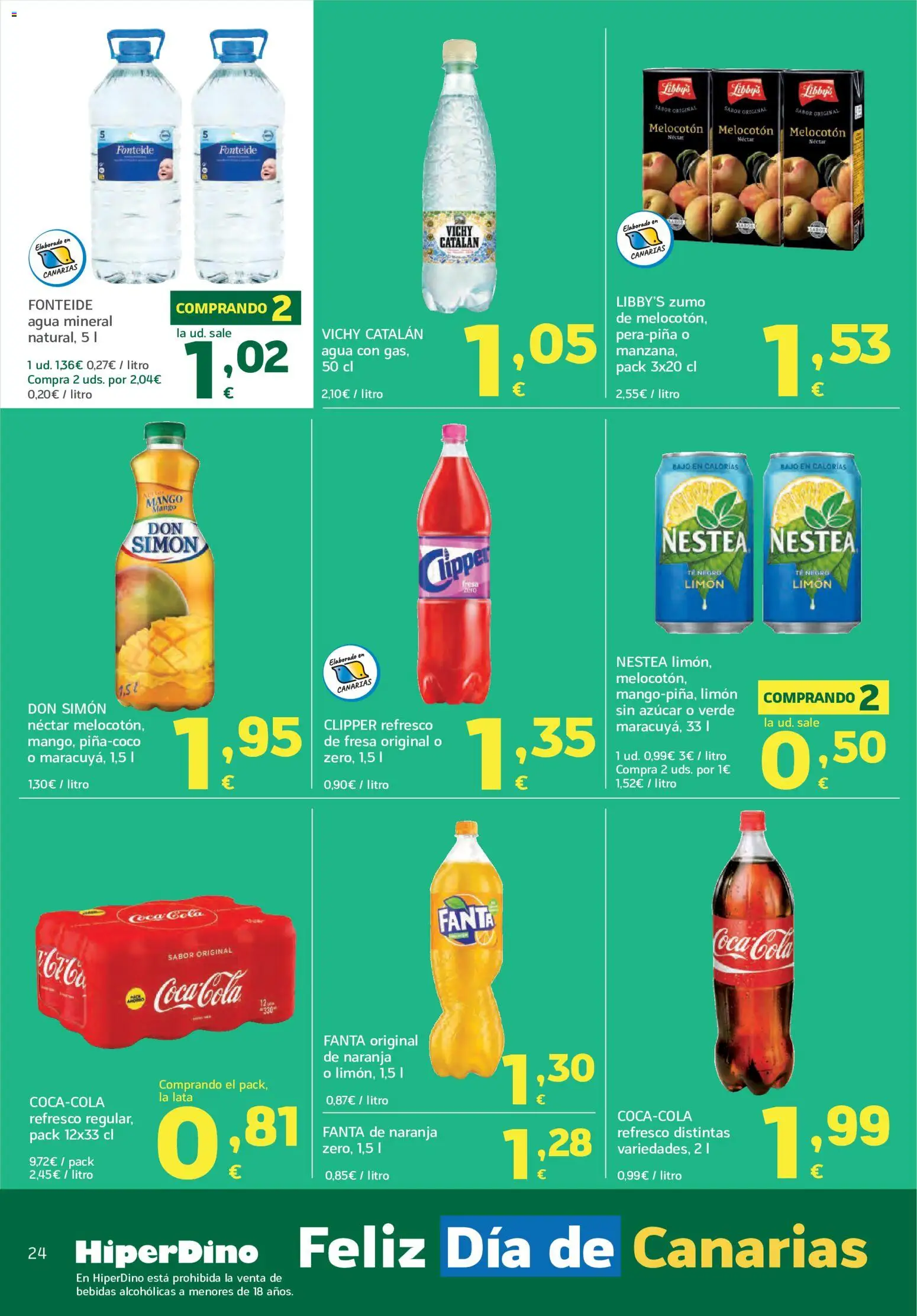 HiperDino folleto │ válido desde el 25.05.2026 | Página: 24 | Productos: Ροζ πιπέρι, Manzana, Ρούτερ, Agua mineral