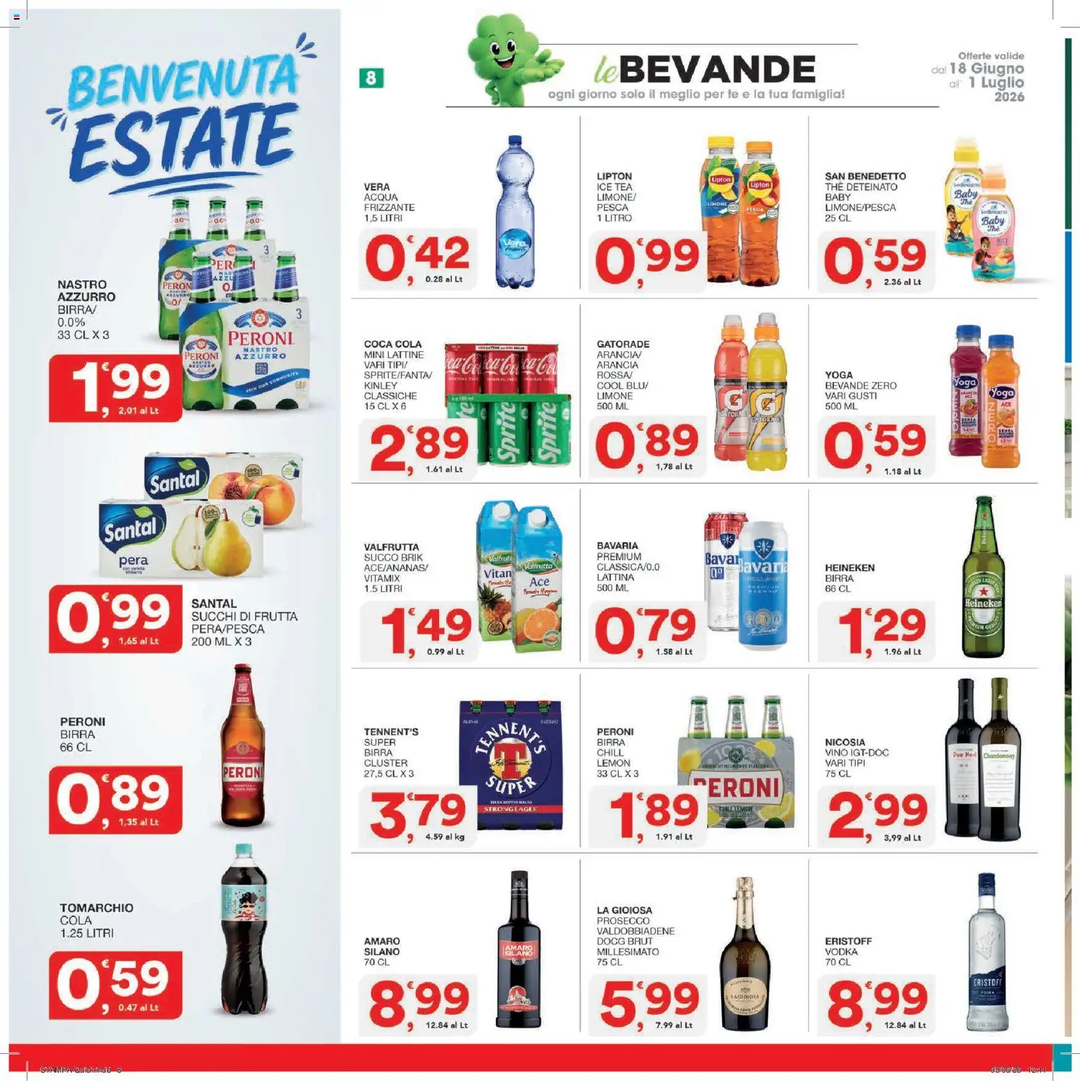 Volantino SISA del 18.06.2026 | Pagina: 8