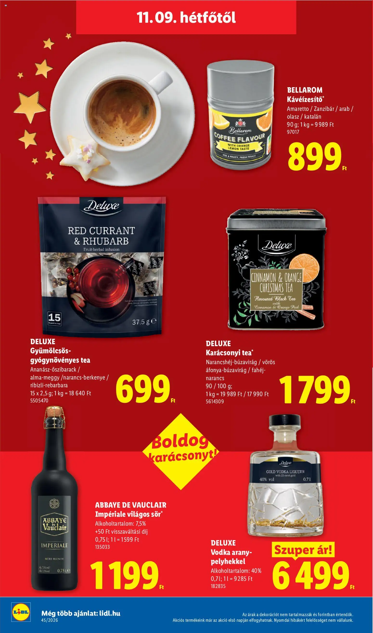 Lidl akciós ujság - amely érvényes a következő dátumtól: 2026.11.09. | Oldal: 20