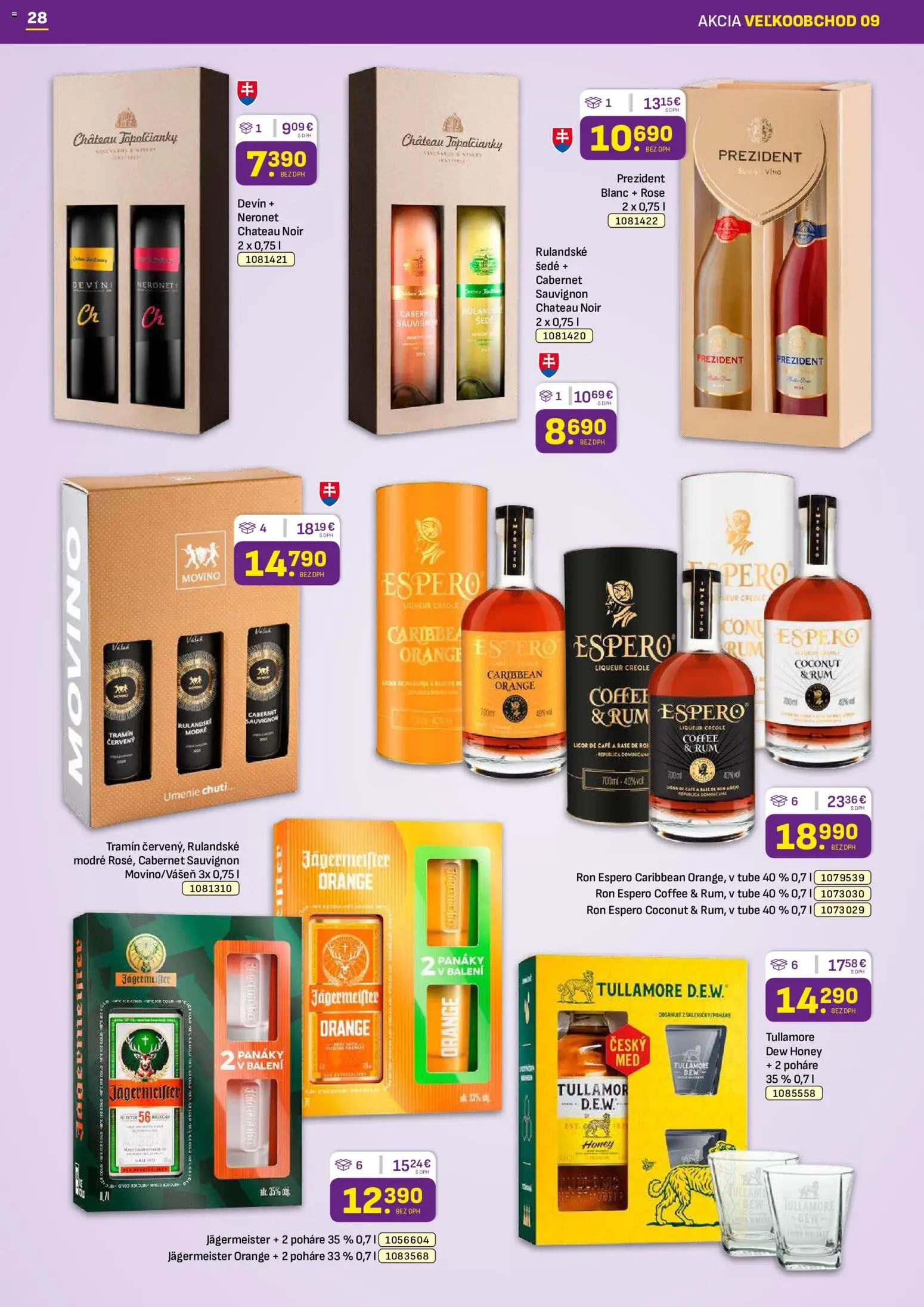 Nové Libex akcie – leták je platný od 04.05.2026 | Strana: 28 | Produkty: Víno, Pero, Republica, Rum