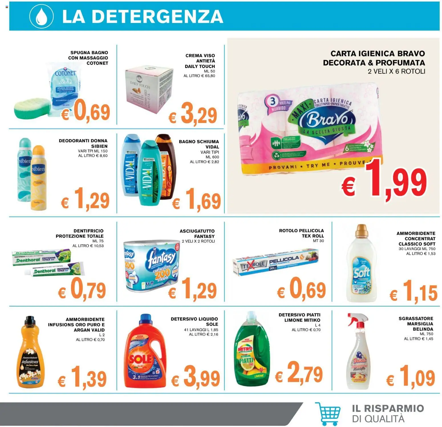 Volantino Coal del 28/08/2026 | Pagina: 11 | Prodotti: Schiuma, Carta igienica, Asciugatutto, Pellicola