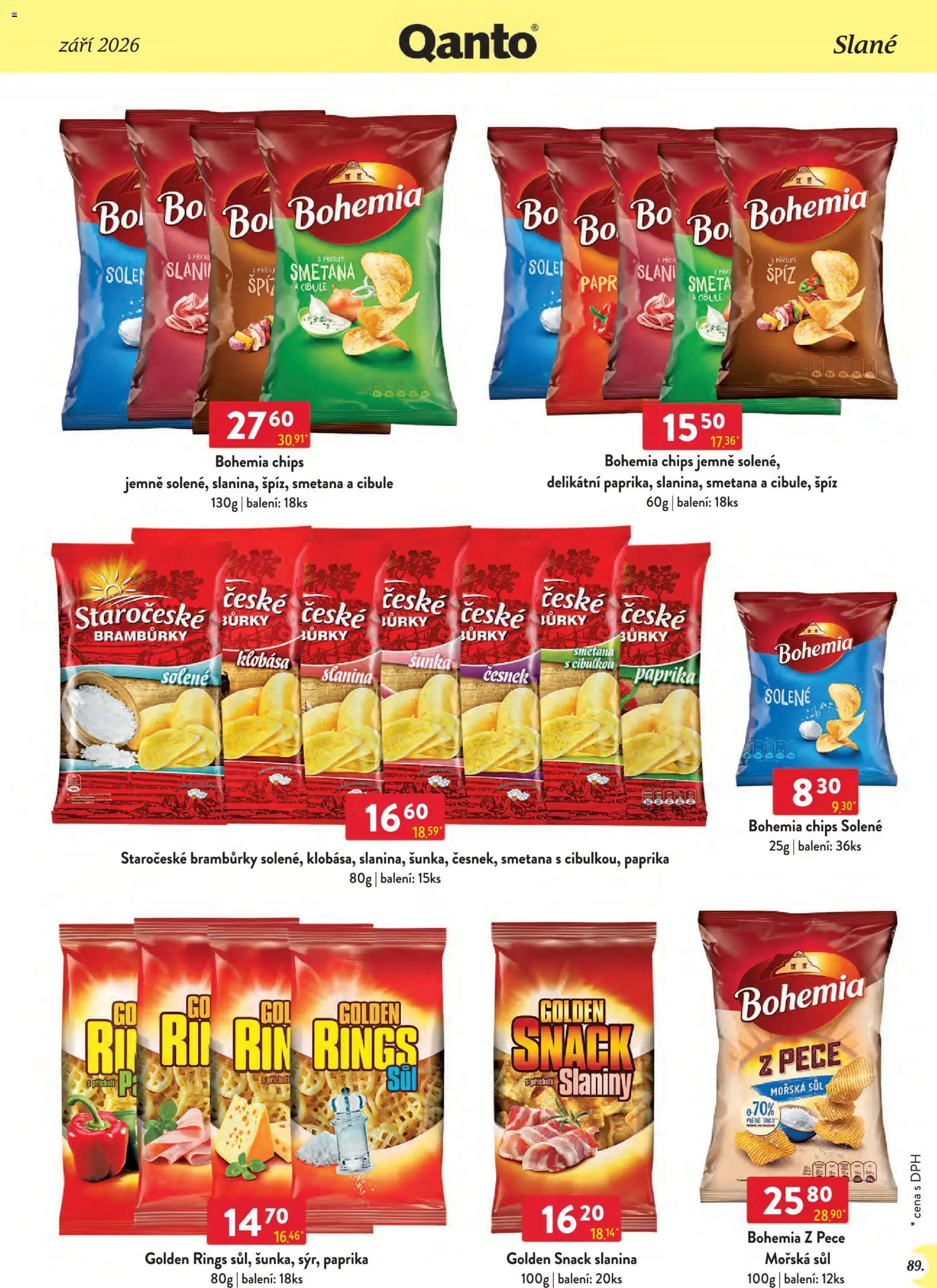 Astur & Qanto leták - Velkoobchod 09/2026 od 01.09.2026 | Strana: 89 | Produkty: Klobása, Česnek, Bohemia chips, Cibule